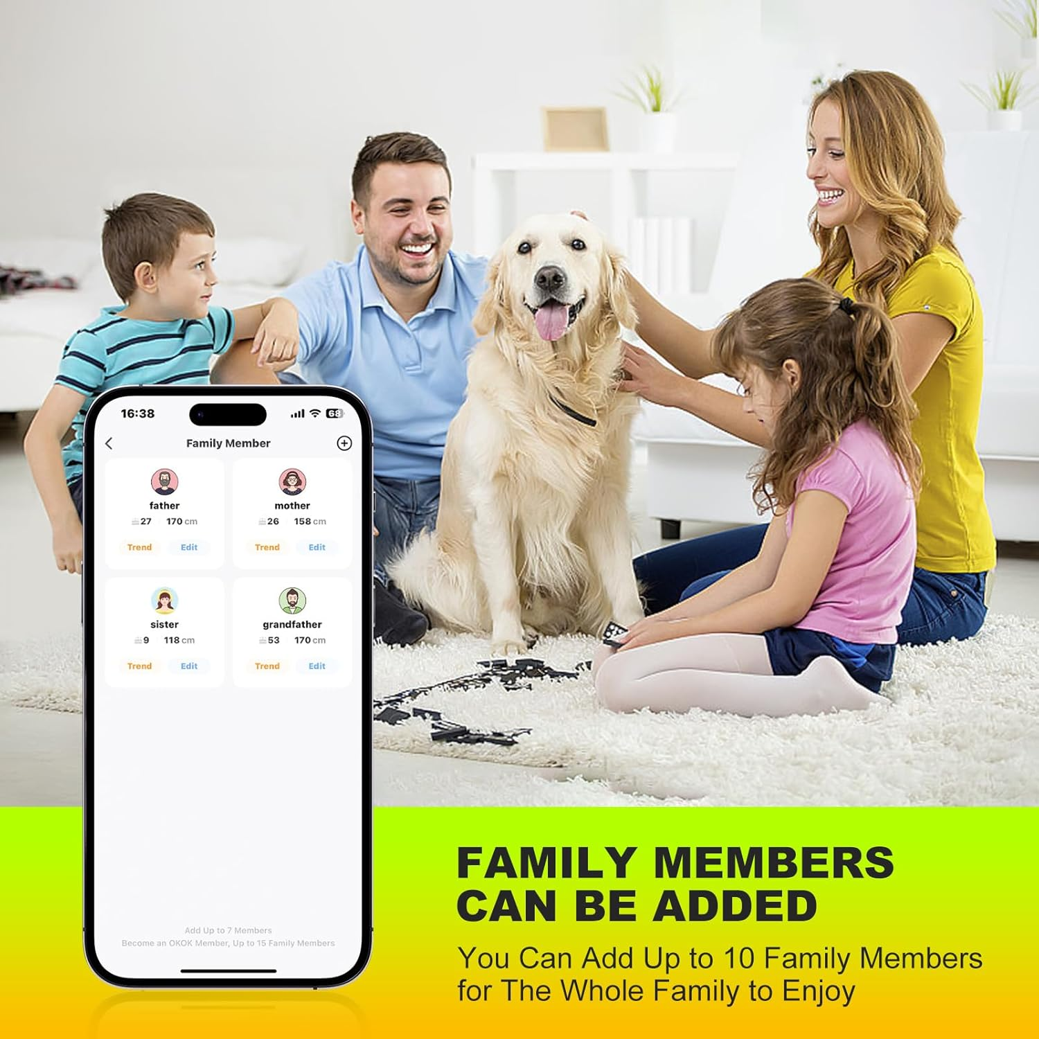 Oolong Bluetooth Smart Body Fat Scale,Body Digital Scale, Weight Scale with Smartphone App,Wireless BMI Bathroom Scale,Load Capacity 396 Lbs/180 Kg,Measures Weight,Body Fat, BMI,BMR and 24 Other Data image number 2