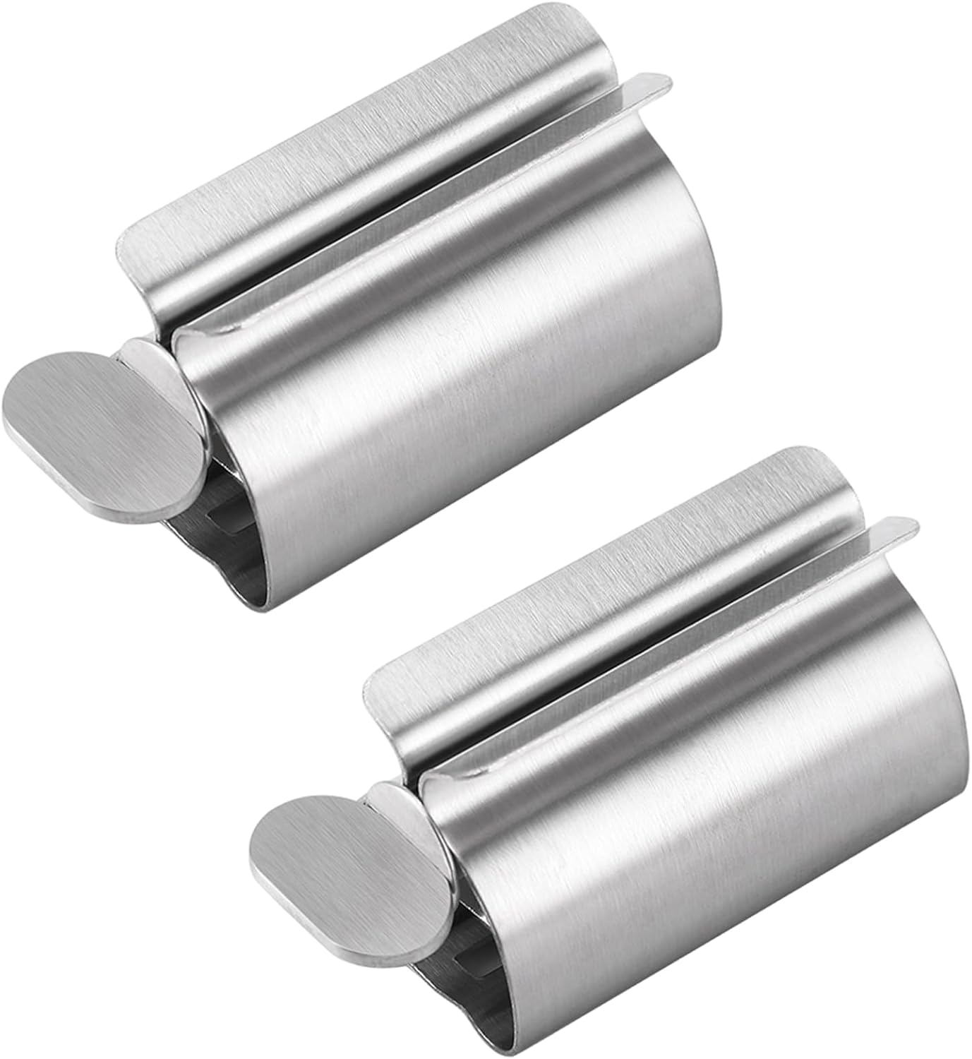 Toothpaste Squeezer Metal Tube Squeezer Stainless Steel Tube Wringer Toothpaste Seat Holder Stand 2 Pack Metal Toothpaste Squeezer