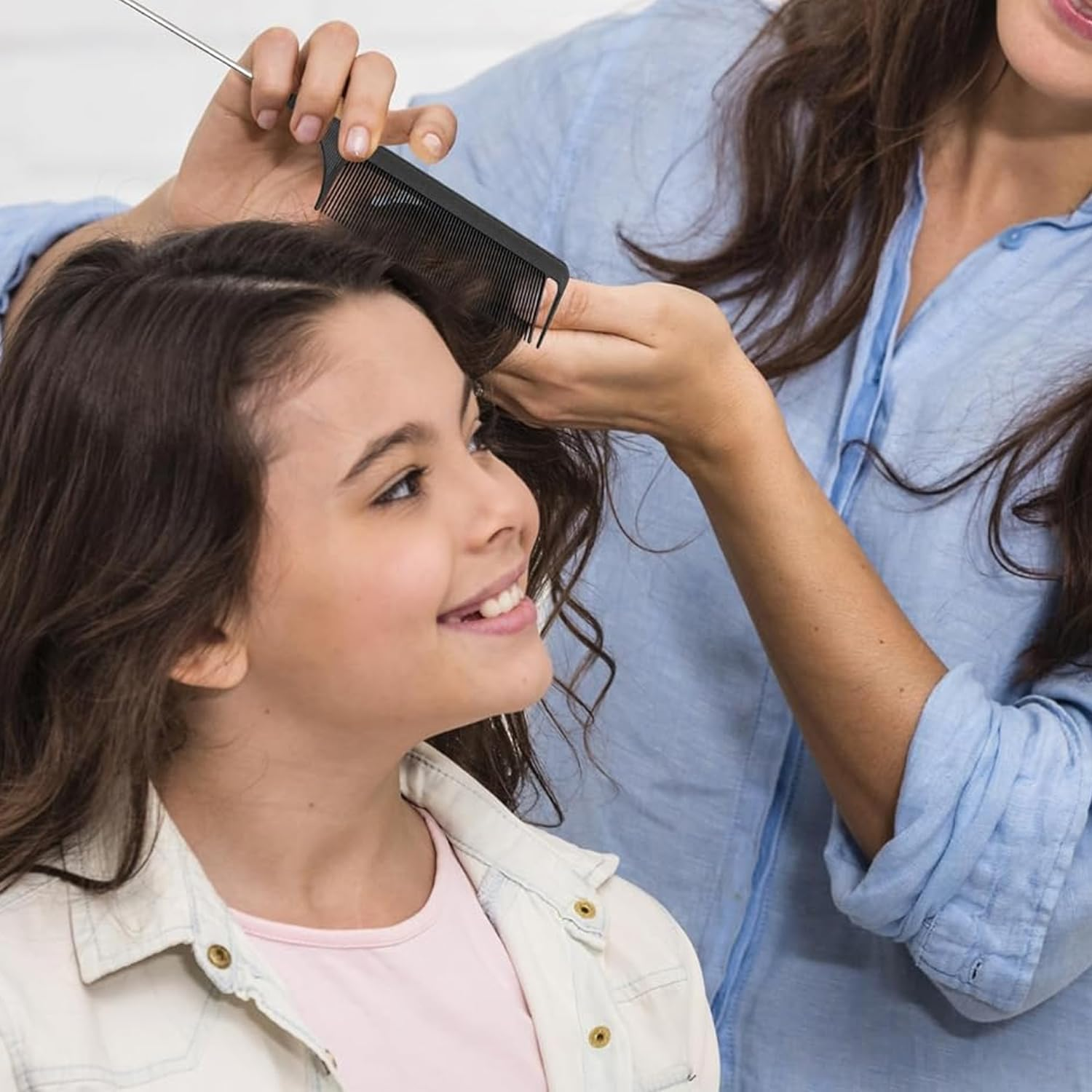 Acooruiteng Hairstyle Aid Braiding Aid Hair Braid Aid Hairstyles Accessories Hair Accessories Topsy Tail Hair Loop for Pull through Hair Twister for DIY Hairstyles Hairstyle Aid Pack of 6 image number 4