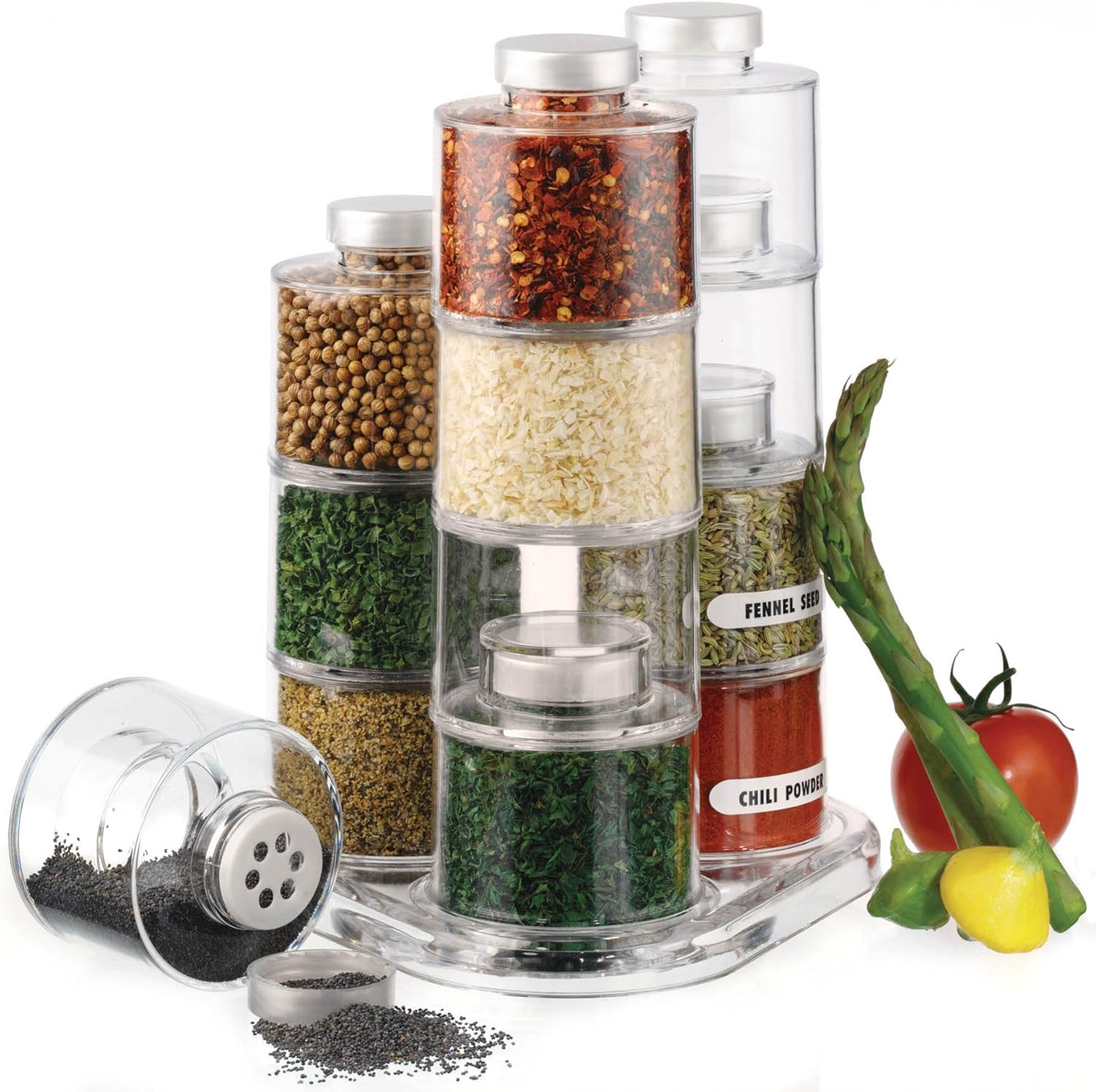 Prodyne Spice-Bottle, White