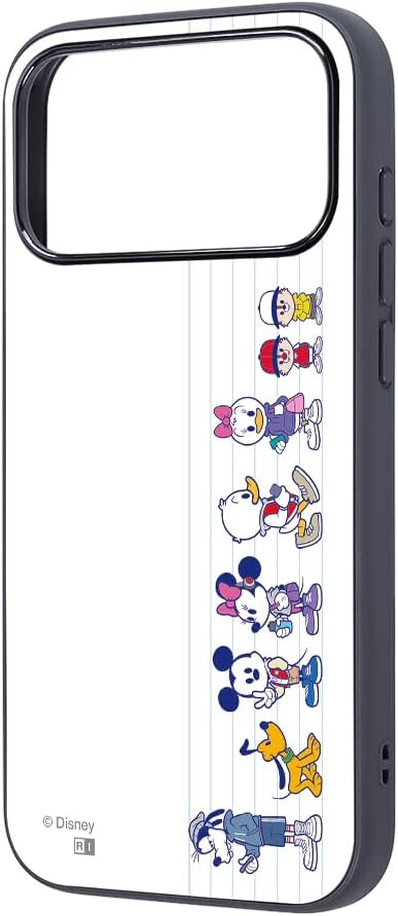 Ingrem Case for Iphone 17 Pro Max, Mickey Mouse, Mickey Friends, Shockproof, Shock Absorbing, Bumper Hybrid Case, Easy to Hold, Cute, Disney Characters, Mickey & Friends image number 4