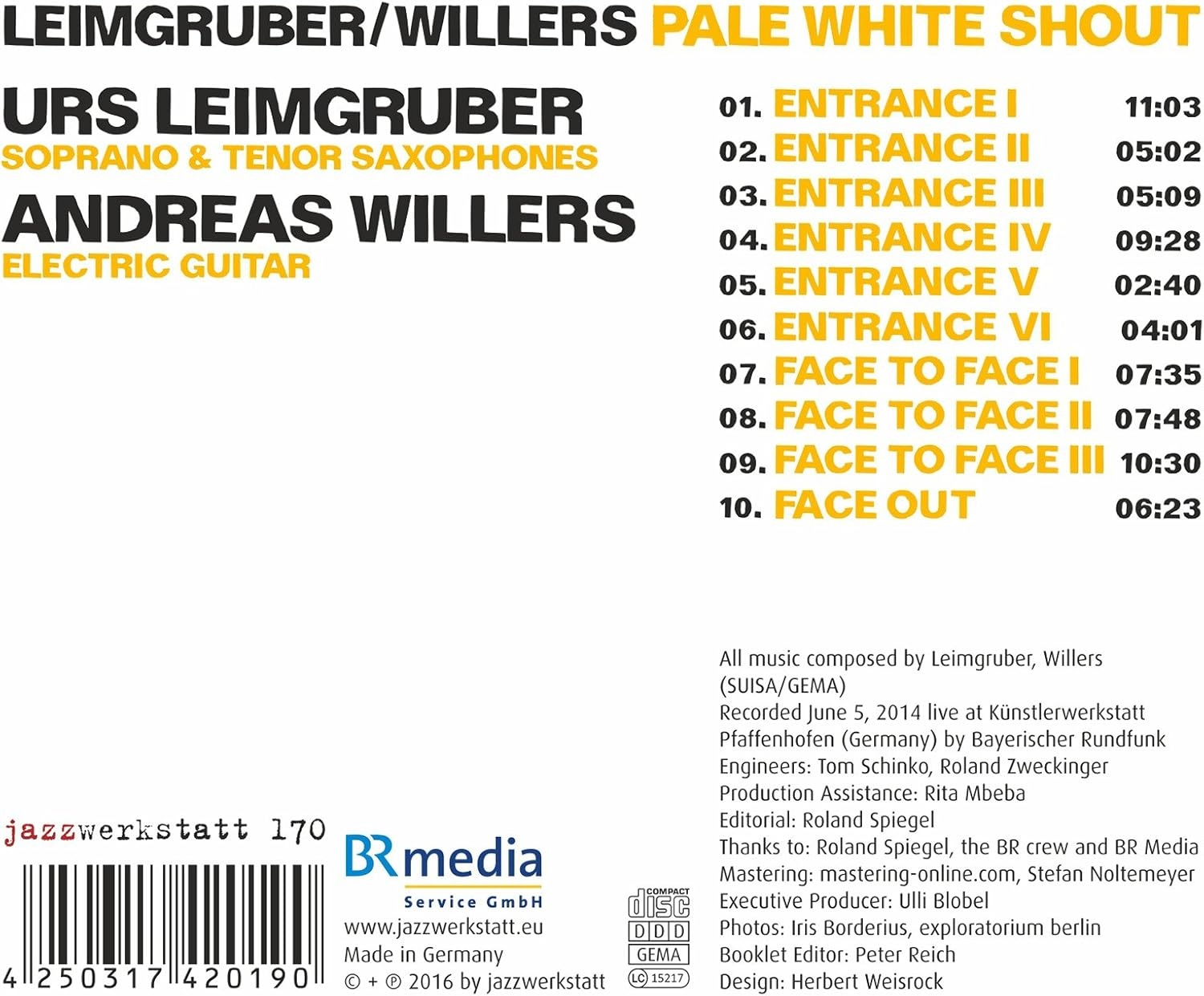 Pale White Shout image number 2