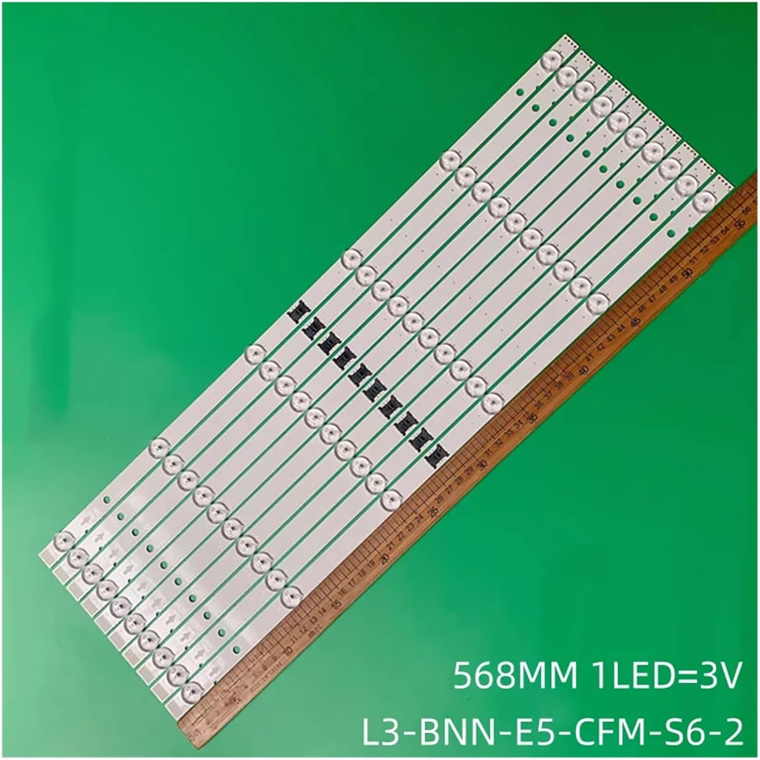 LED Backlight Strips for S.-Ony KD-55X80J XBR-55X800H KD-55XH8096 L3_PHN_LYX_E5_CFM_S6_2_R1.0_UA5_LM41-01056A N55FU7T050ZC image number 3