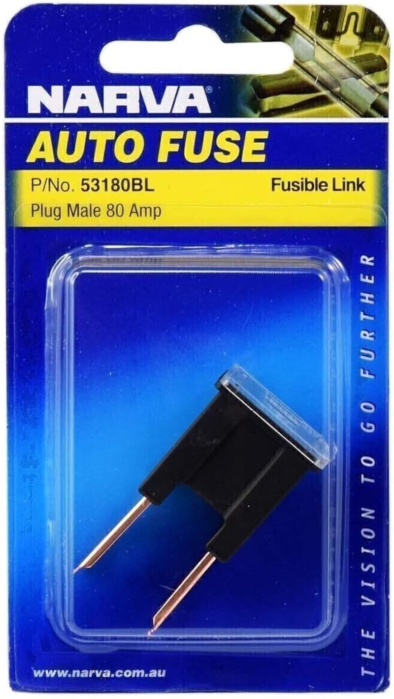 Narva 80 Amp Male Fusible Link Plug In, Black image number 1