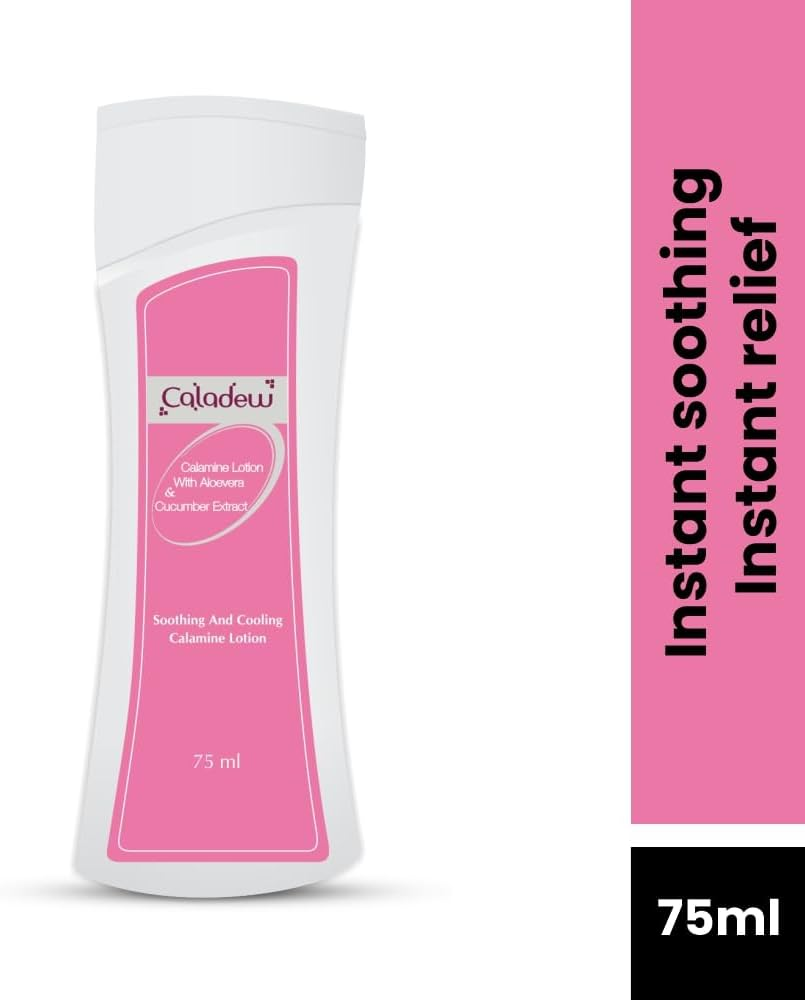 Ethiglo Caladew Calamine Lotion with Aloevera & Cucumber Extract - 75Ml : Pack of 1 image number 1
