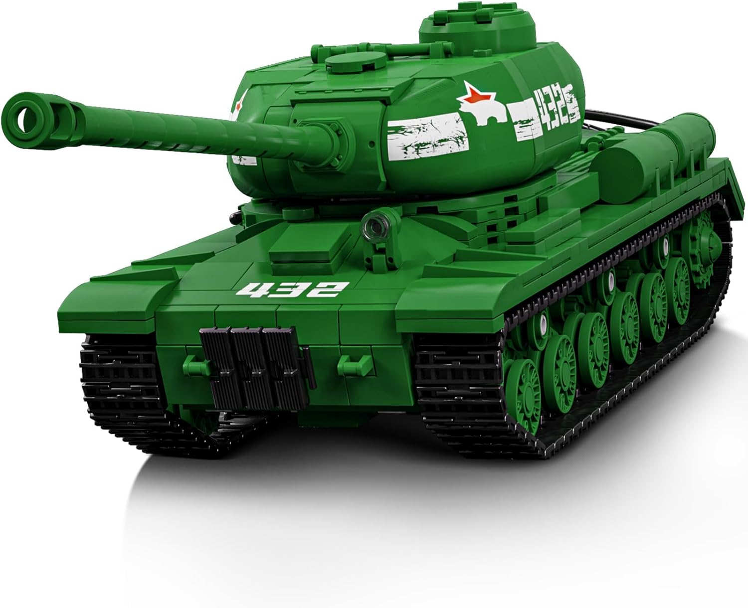 Brihappen Tanks Building Set for Adult Boys (1402 Pieces), Military World Classic Is-2 Heavy Tank Blocks Toy Home Office Collection Model, Birthday Gifts for Building Blocks Lover