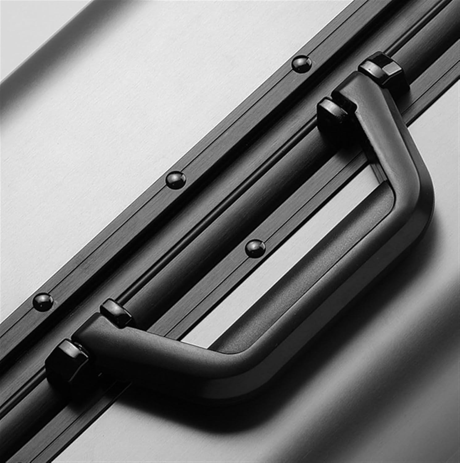 BIRJXVTO Carry-On Suitcase Luggage Luggage Suitcase Alloy Trolley Case Metal Suitcase Silent Universal Wheel Luggage Carry-On Suitcases Carry on Luggages image number 6