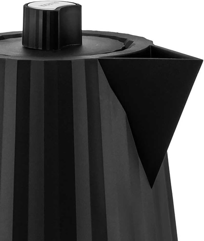 Alessi Plisse 2400W Electric Kettle, Black, 1.7 Litre Capacity image number 1