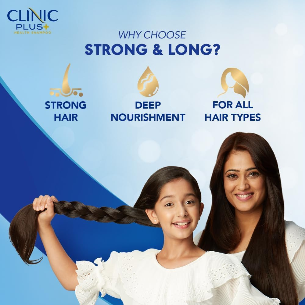 Clinic plus Strong and Long Health Shampoo, 340Ml image number 1