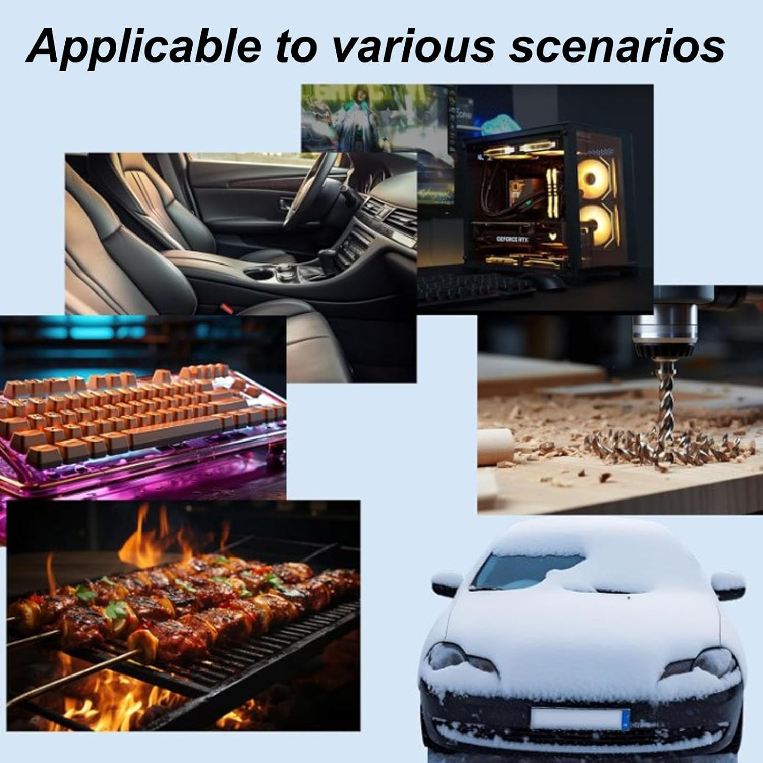 Jet Dry Blower, 130000RPM Jet Dry Mini Blower, 4 Gear Adjustable Electric Air Duster, Cordless Jet Fan, Jet Blower Car Dryer Compressed Air Duster for Car, Camping