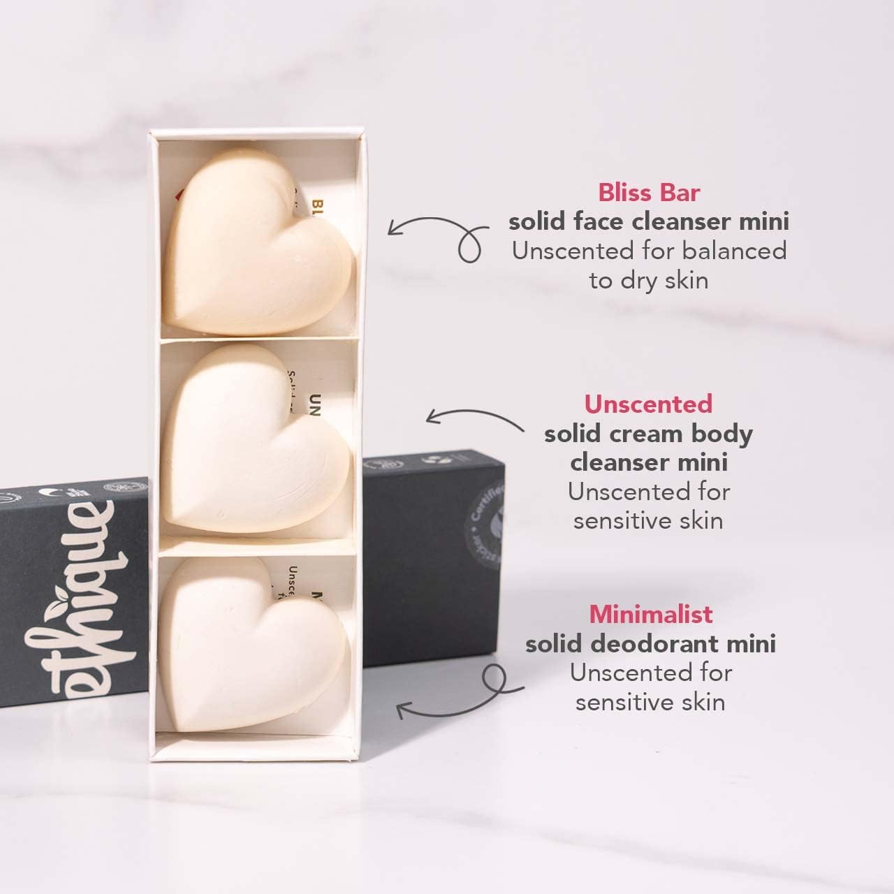 Gentle Unscented Trio Discovery Pack - 3 Pack - Ethique image number 6