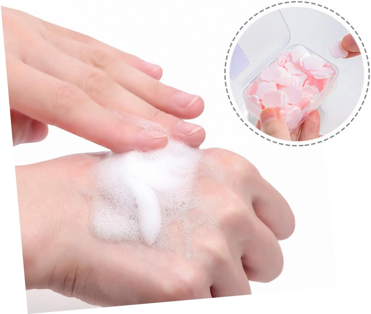Alasum 16-Box Portable Soap Sheets Set Travel-Friendly Disposable Soap Flakes Lemon Milk Rose and Jasmine Scents for Hand Washing Go
