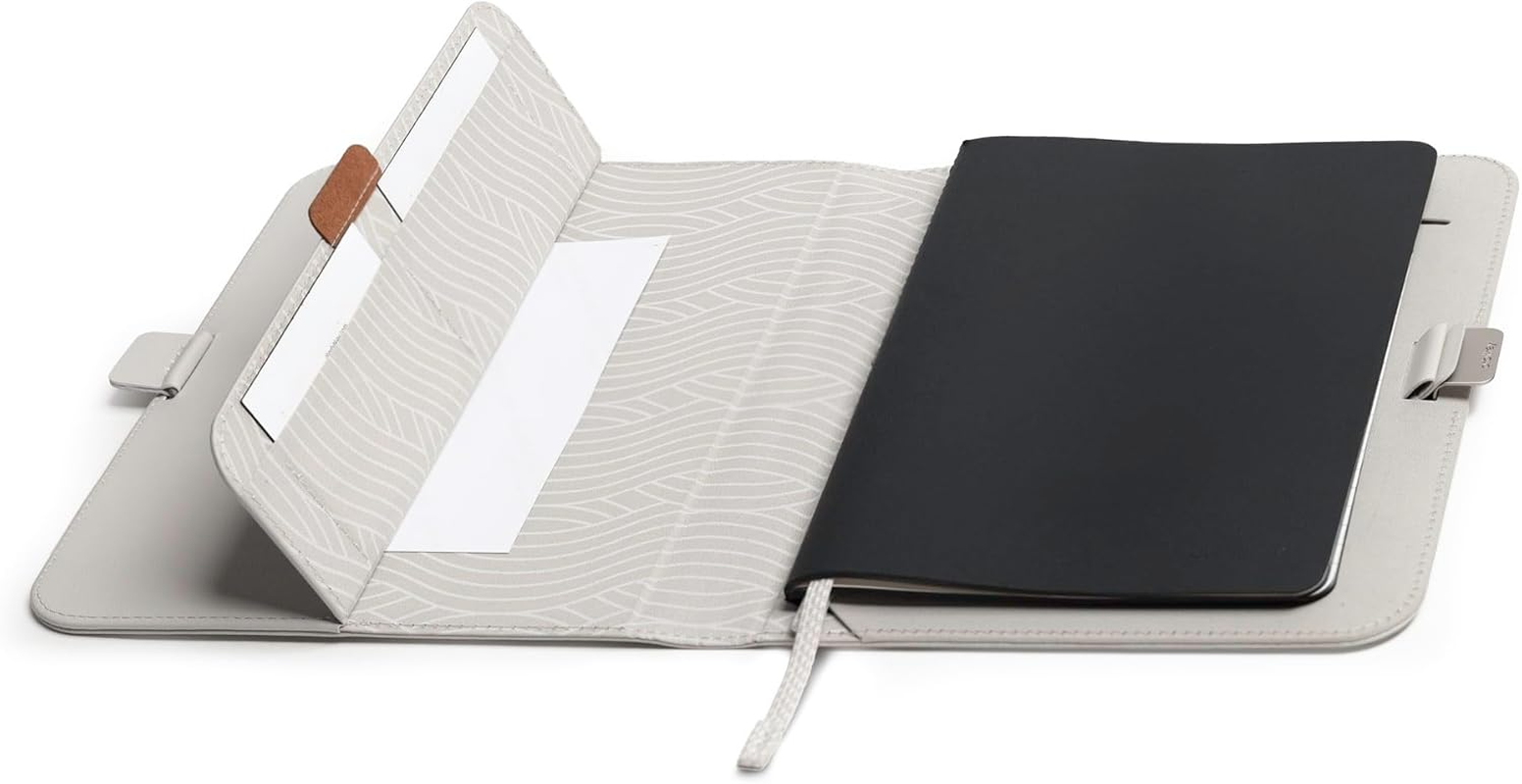 Konmari | Orbitkey Leather Compendium A5 - Stone image number 2