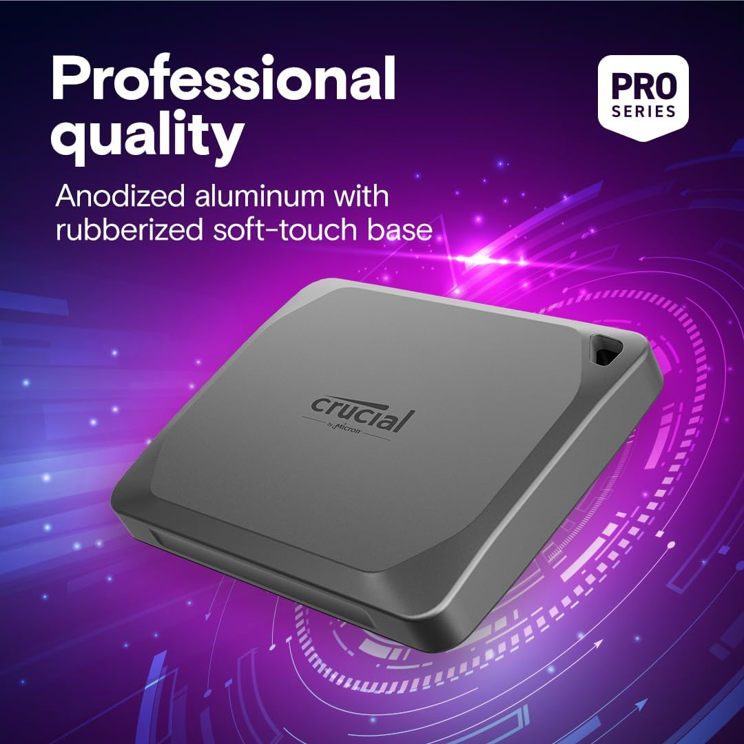 Crucial X9 Pro Portable SSD, 1TB image number 3