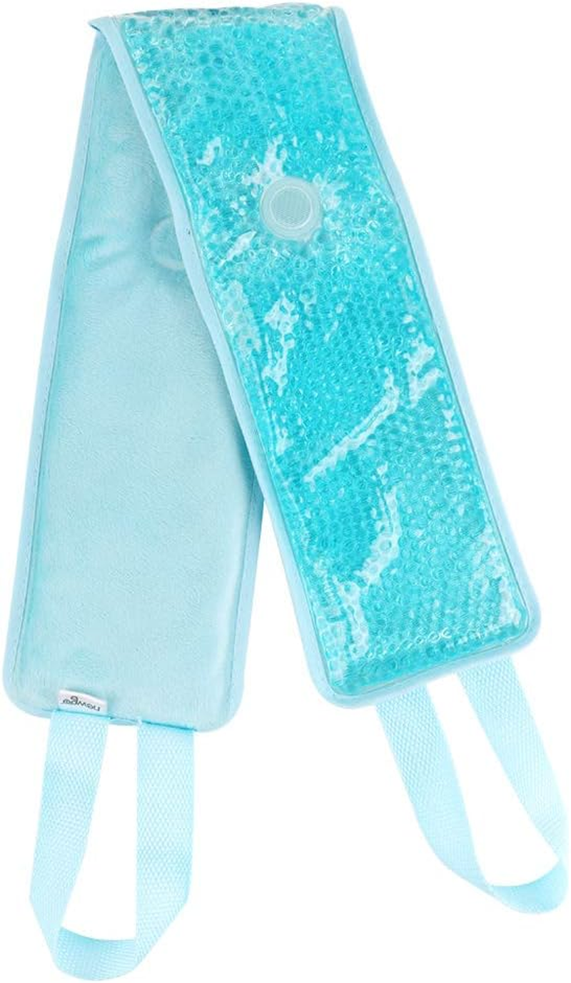Hot Cold Therapy Pack for Neck Shoulder Back Knee,Reusable Gel Beads Cooling Neck Wrap Pain Relief for Injuries,Swelling, Aches, Bruises & Sprains image number 5