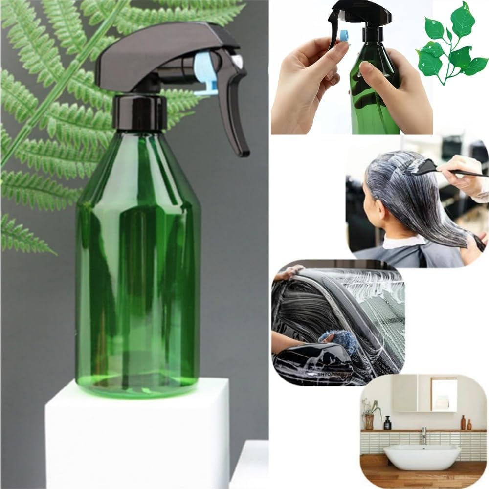 2 Pcs Plant Mister Spray Bottle,Reusable Garden Spray 300Ml/10 Oz Water Spray Bottle,For Gardening Cleaning Solution with Top Pump Trigger Water(Green) image number 2