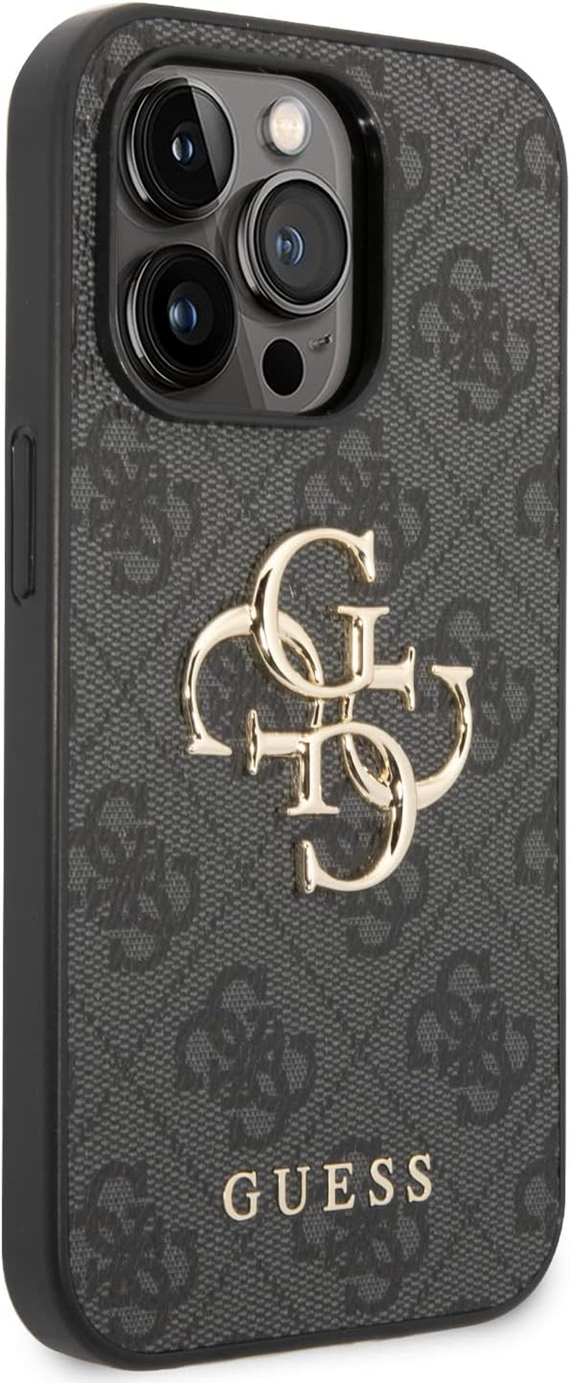 Guess Iphone 15 Pro Max Case [Official Licensed] by CG Mobile | PU Leather Case with 4G Metal Logo Protective Case/Cover Designed for Iphone 15 Pro Max (6.7-Inch) 2023 - Grey image number 6