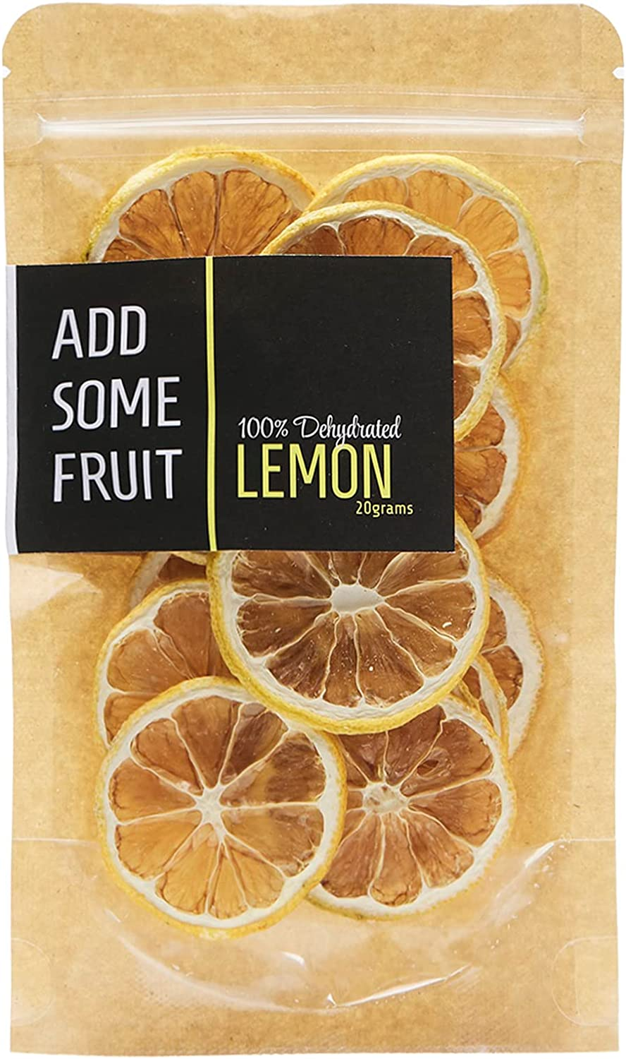 ADD SOME FRUIT - 100% DEHYDRATED LEMON - 20G Pouch image number 2