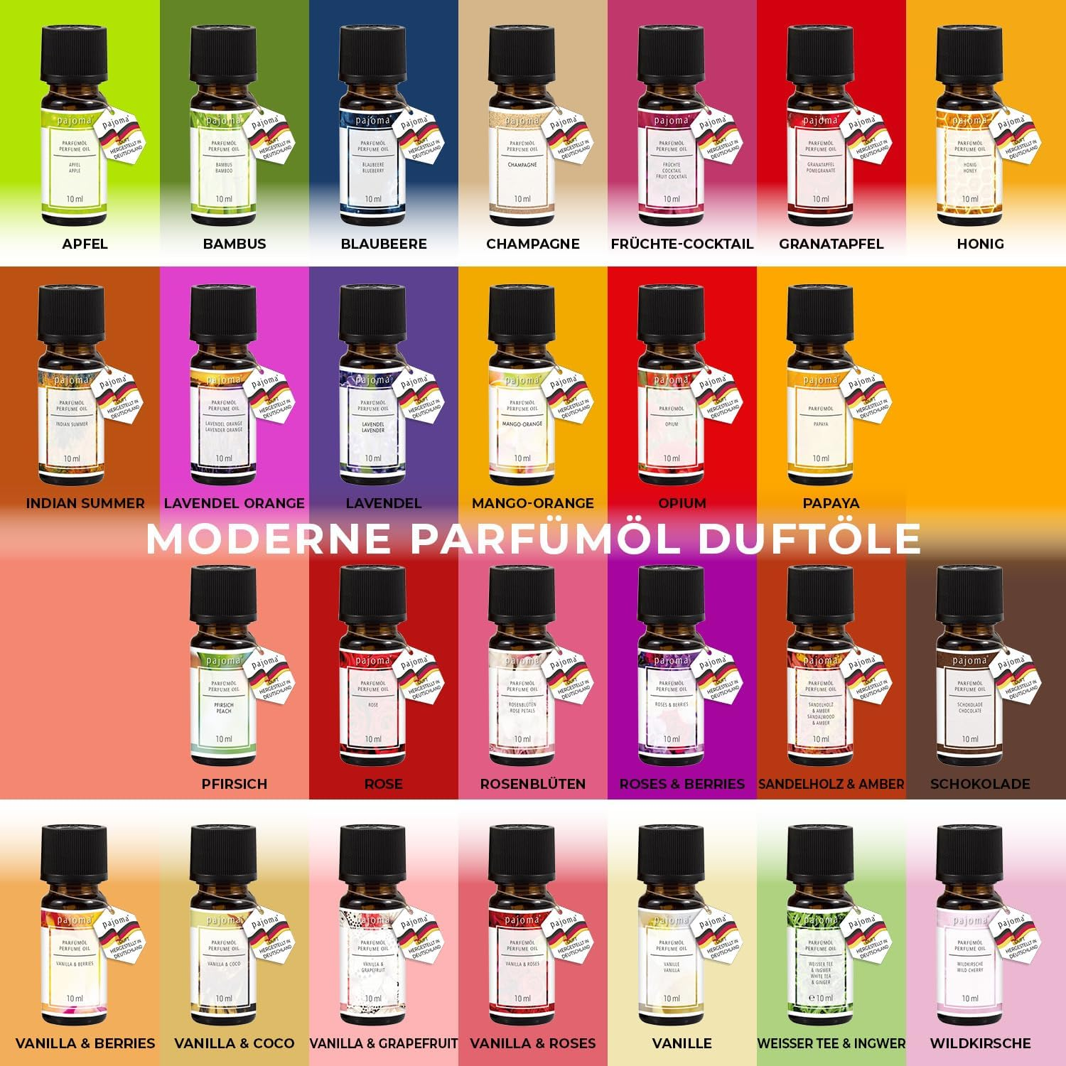 Pajoma Vanilla & Coco Perfume Oil 10Ml Finest Perfume Oils Gift Boxed image number 6