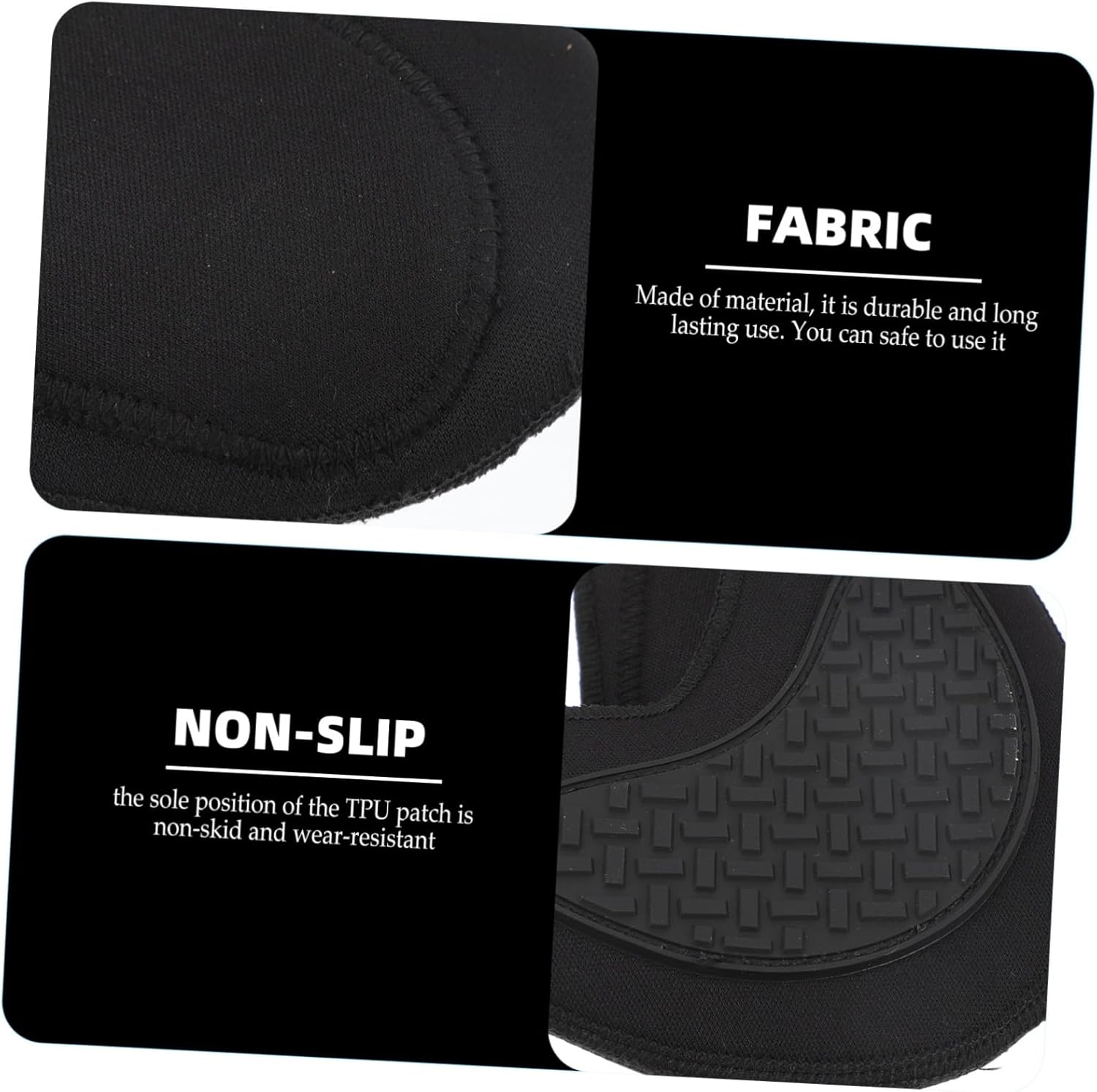 Ciieeo Motorcycle Shoe Cover Protector for Bike Riding Half Shoe Cover Elastic Band Fit Material image number 6