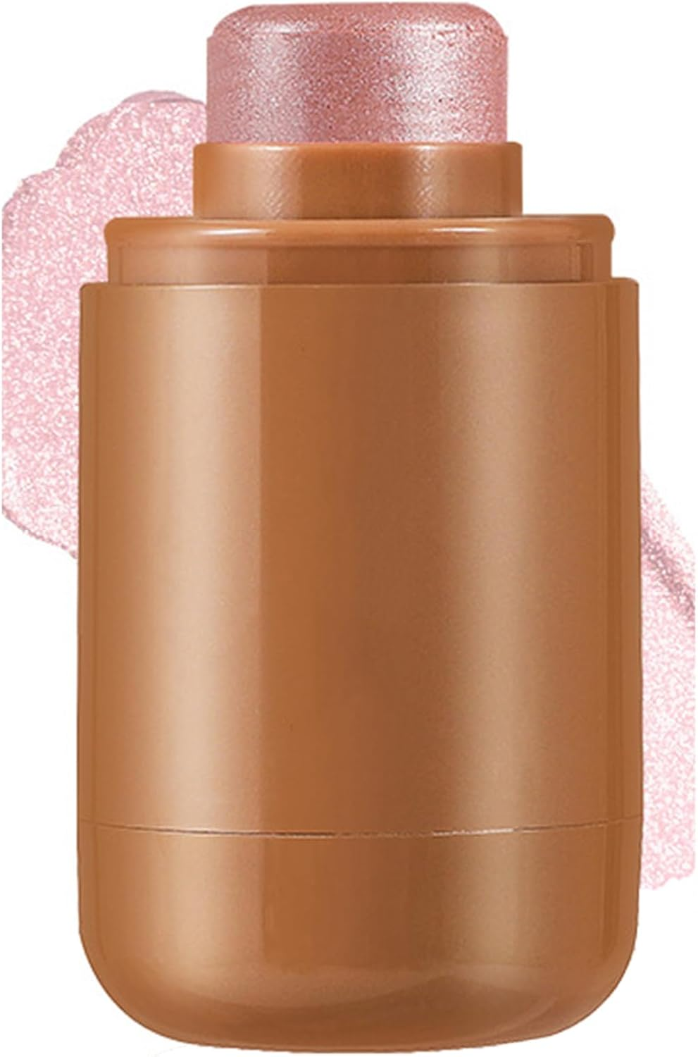 FEESHOW Cream Blush Stick, Buildable & Hydrating Multi-Use Makeup for Cheeks & Lips, Portable Color, Non-Greasy Long-Lasting Formula Peach One Size