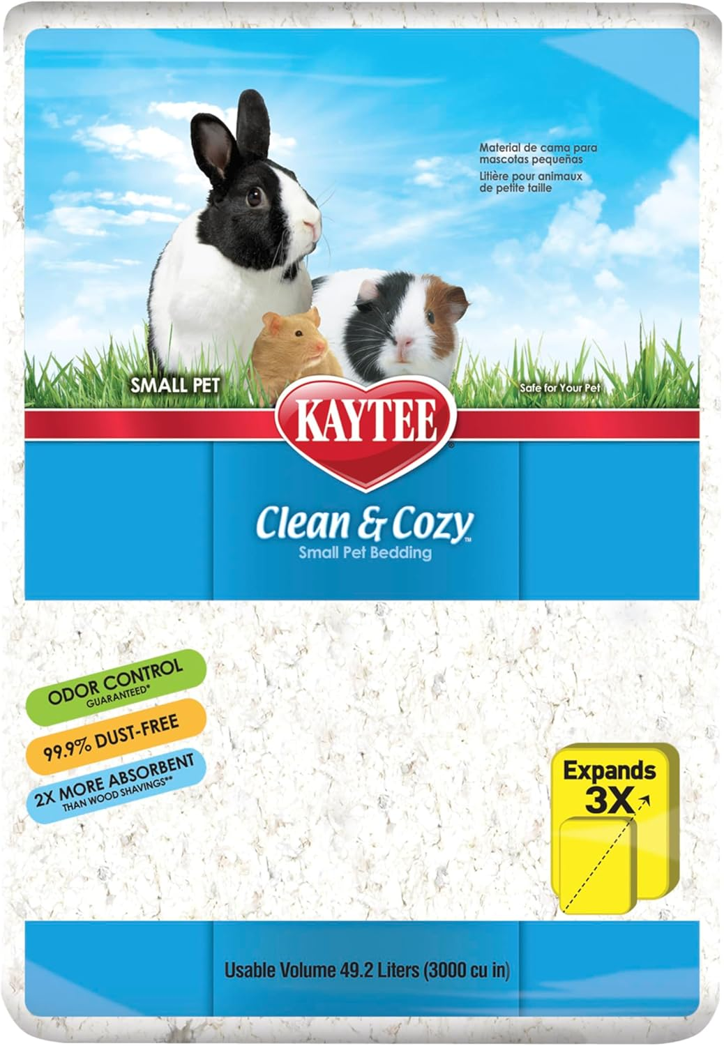 Kaytee Clean & Cozy White Bedding, 12.3 Liter image number 4