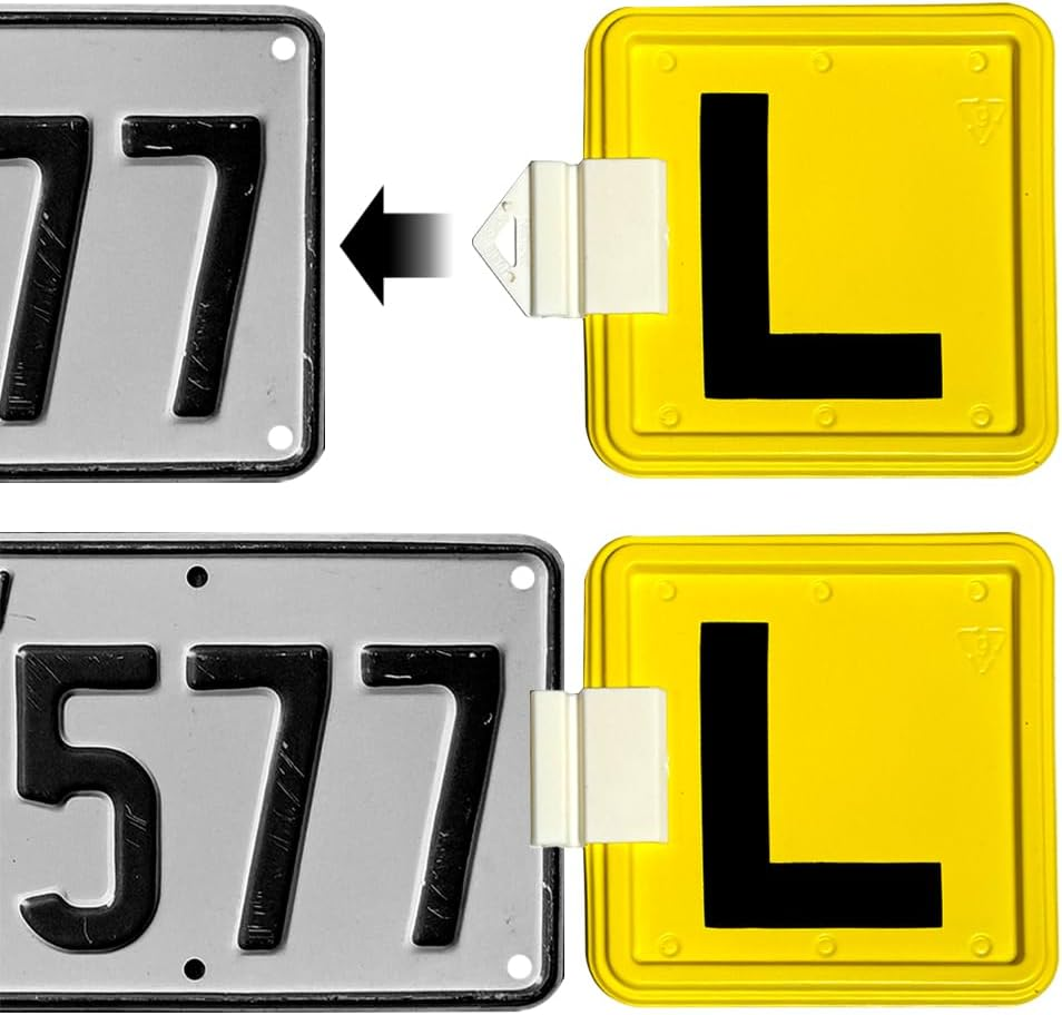 Clip It on Clips Easy to Attached & Removed from Licence Plate 8 Clip Only (White) image number 6