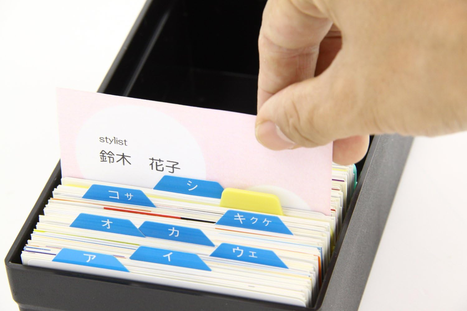 Lion Office Equipment No.51-Bk Business Card Organizer, 500 Pieces, Black image number 6