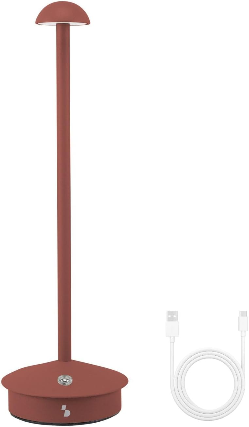 BEPER P207ILI151 Rechargeable Wireless Table Lamp, 3 Colours, Dimmable, USB Type-C Included, Portable for Desk, Bedside or Table. image number 1