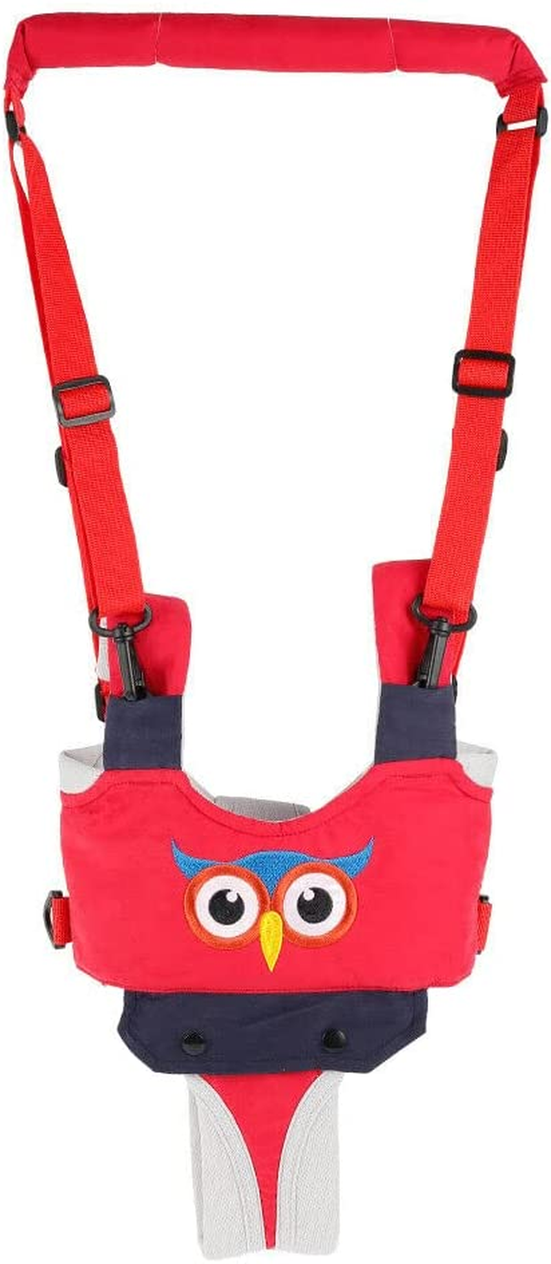 EZONEDEAL Walking Harness Adjustable Detachable, Walker Assistant Protective Belt Learning Walk Support Assist Trainer Tool - for 7-24 Month Old (Red) image number 4