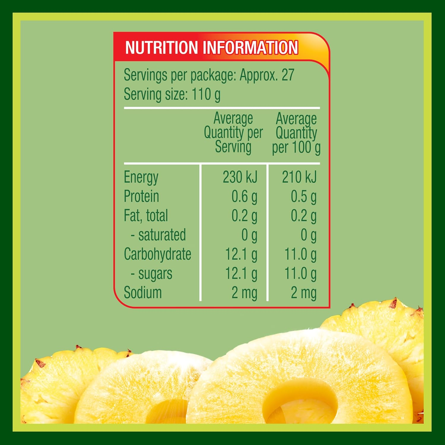 Golden Circle Pineapple in Natural Juices Sliced 3Kg image number 2