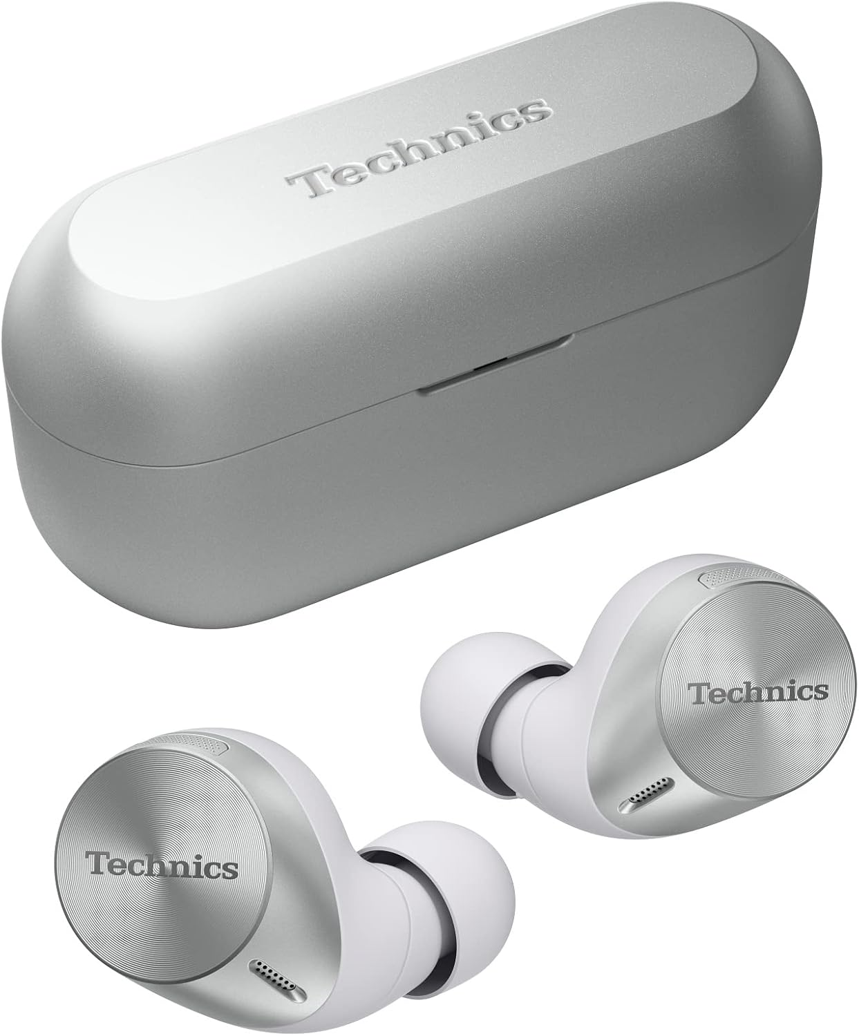 Technics Hifi True Wireless Multipoint Bluetooth Earbuds with Noise Cancelling, 3 Device Multipoint Connectivity, Wireless Charging, Impressive Call Quality, LDAC Compatible, Blue (EAH-AZ60M2EA)