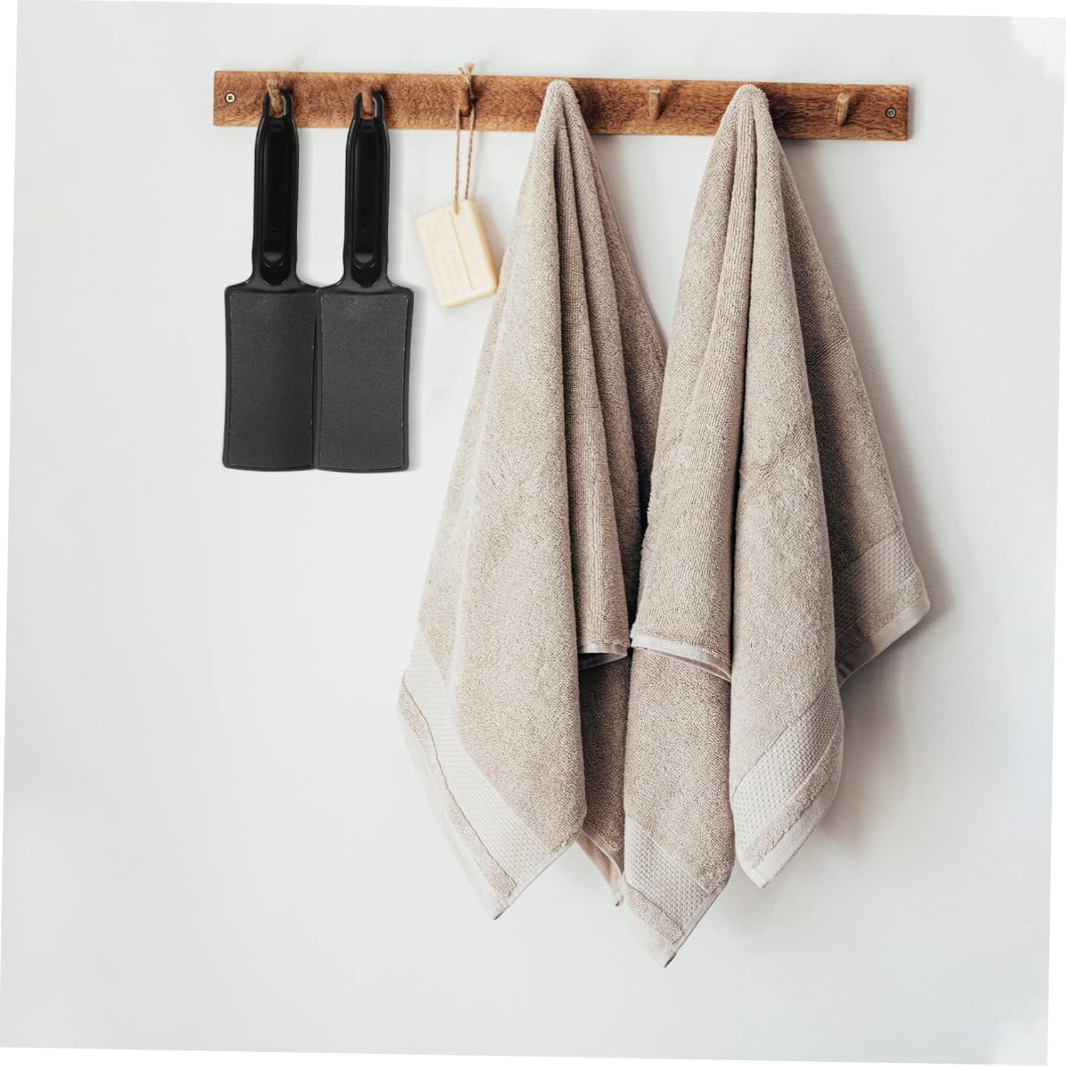 LOORGVEL 3Pcs Double-Sided Foot File Pedicure Tool for Shower Scrubber Callus Remover image number 5