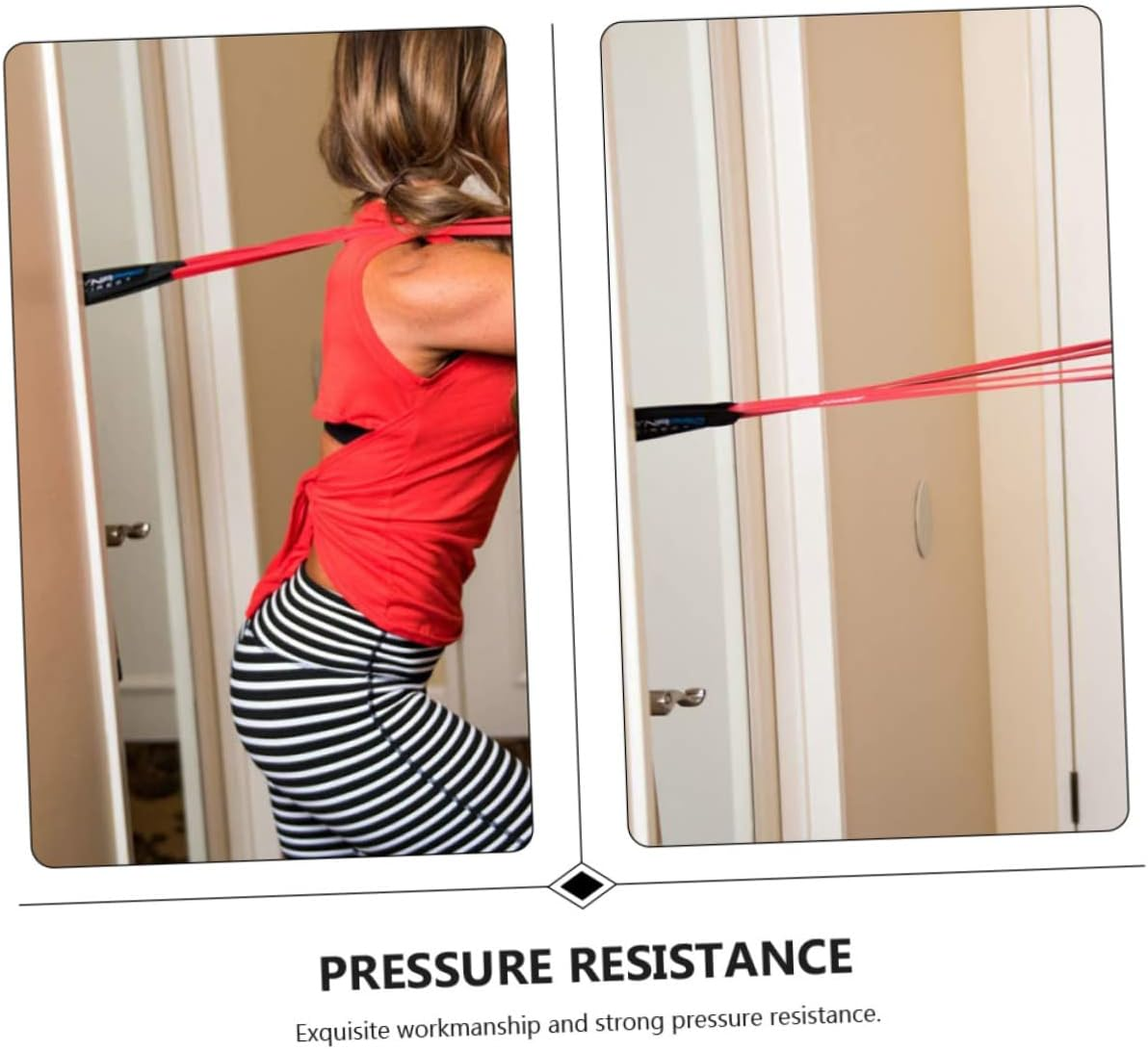 Ifundom 3Pcs Resistance Band Door Anchor Home Fitness Workout Strap Anchor Elastic Training Strap for Resistance Bands Exercise image number 2