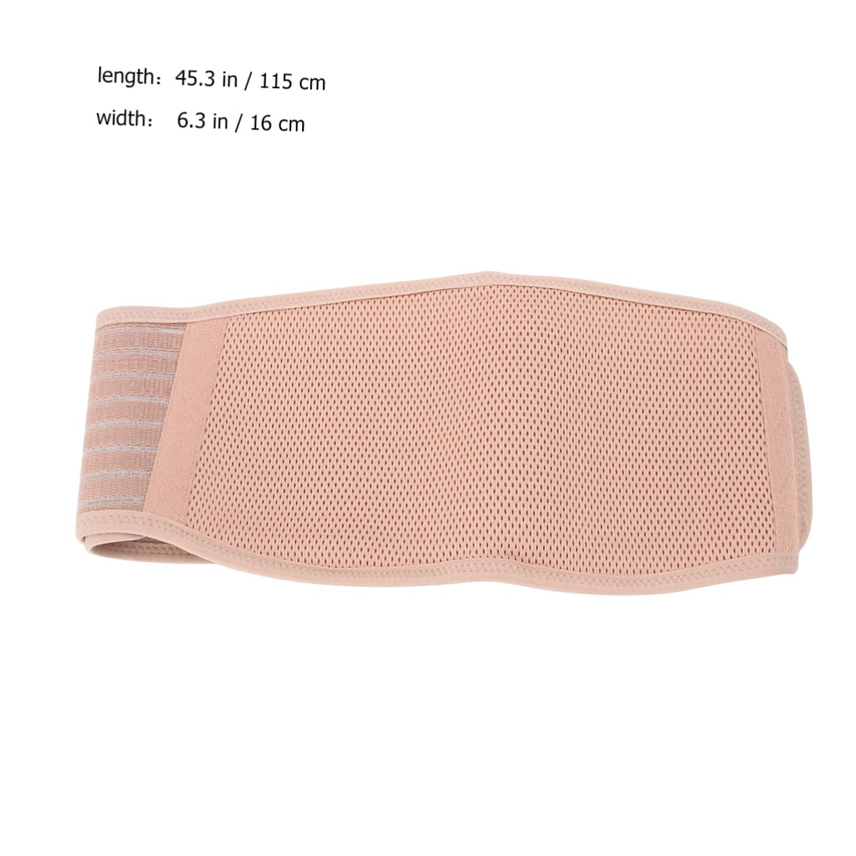 Pregnancy Support Belly Belt for Women, Breathable Abdominal Band Back Brace, Waist Care Maternity Protector in Beige Free Size for Prenatal Comfort