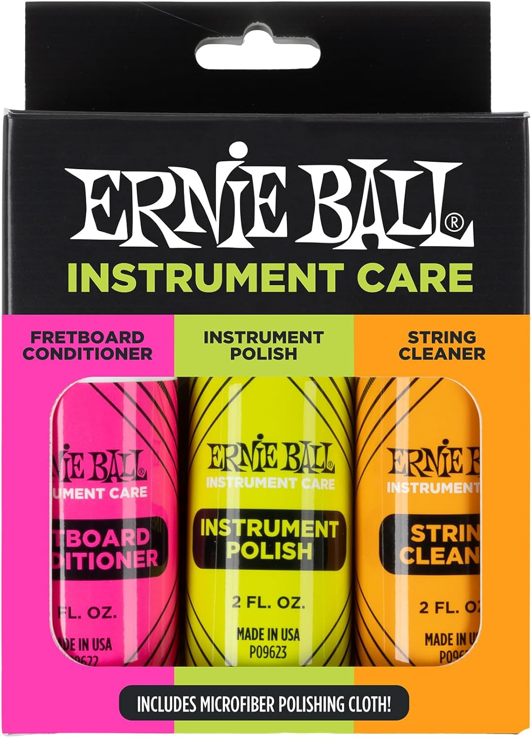 Ernie Ball Guitar Polish, Fretboard Conditioner, and String Cleaner with Polish Cloth image number 3