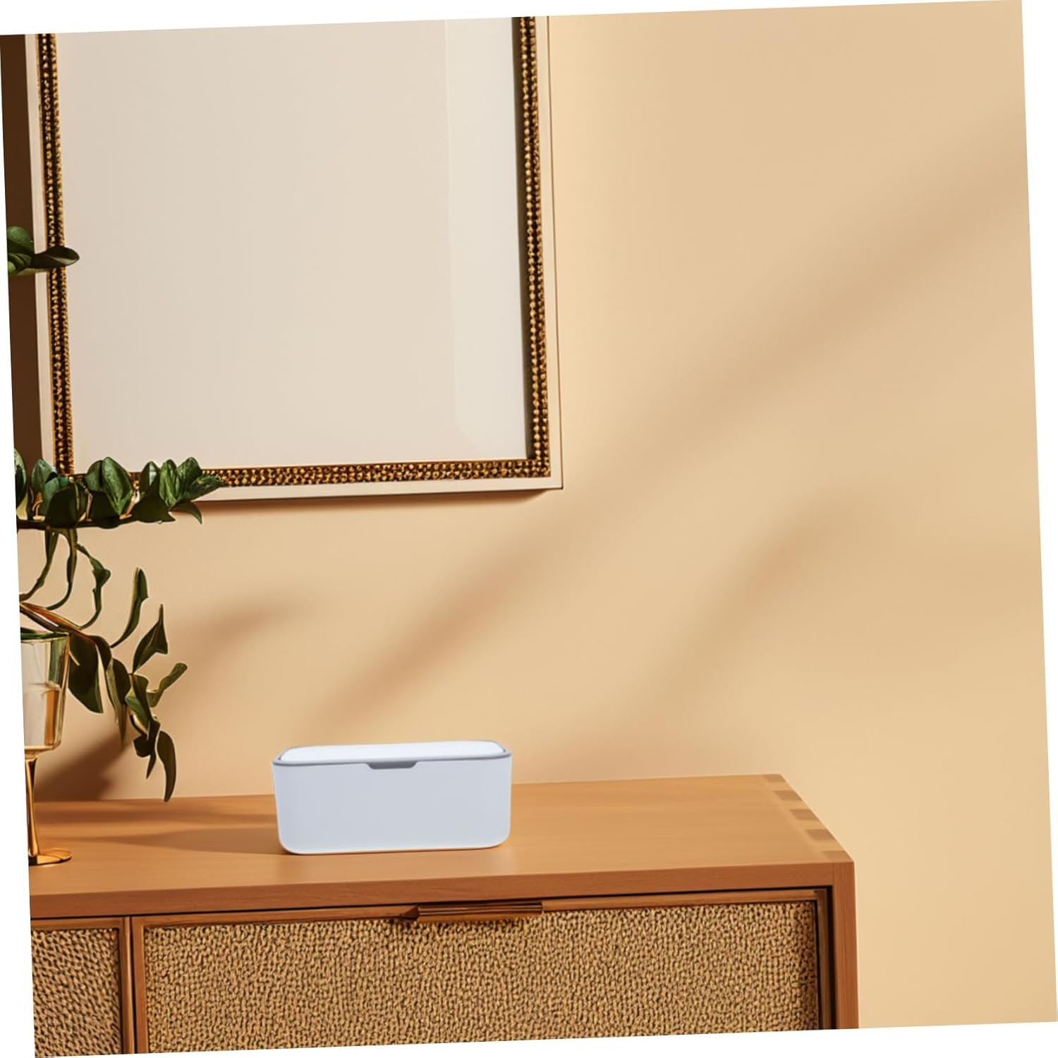 Angoily Facial Tissue Dispenser Box Wipe Box Dispenser Lid Protective Storage for Farmhouse Style