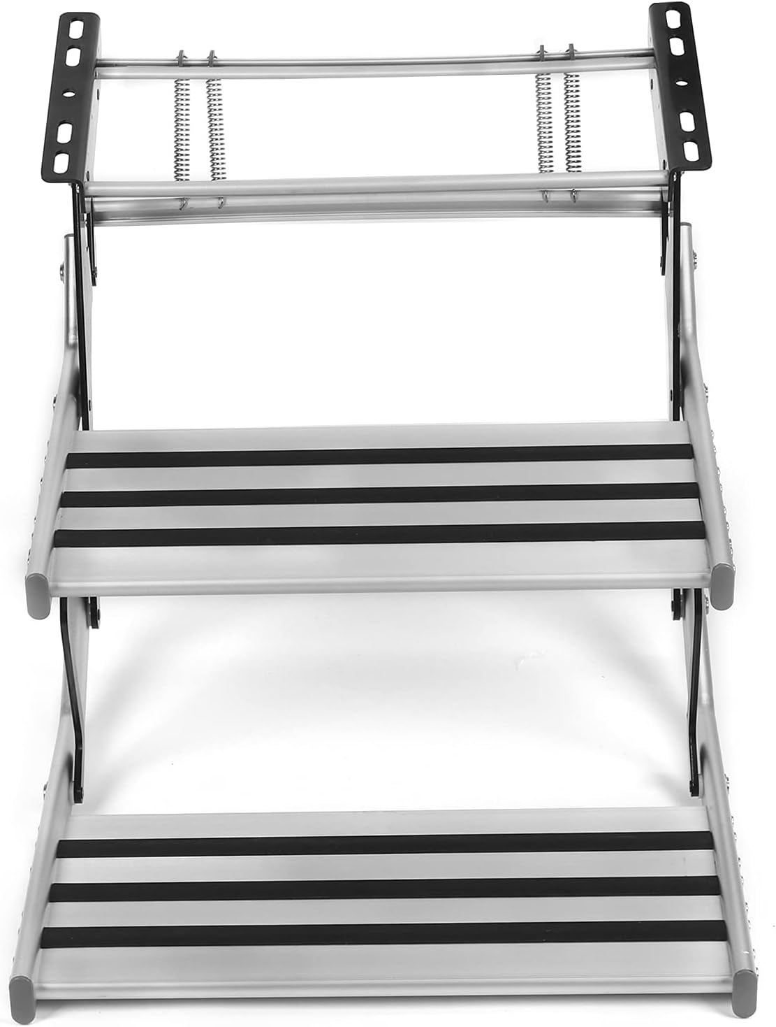 Aluminium Alloy RV Step, Caravan Accessory Fold Out Entry Step Double Steps for Rvs and Motorhomes for RV and Other Modified Vehicles image number 4