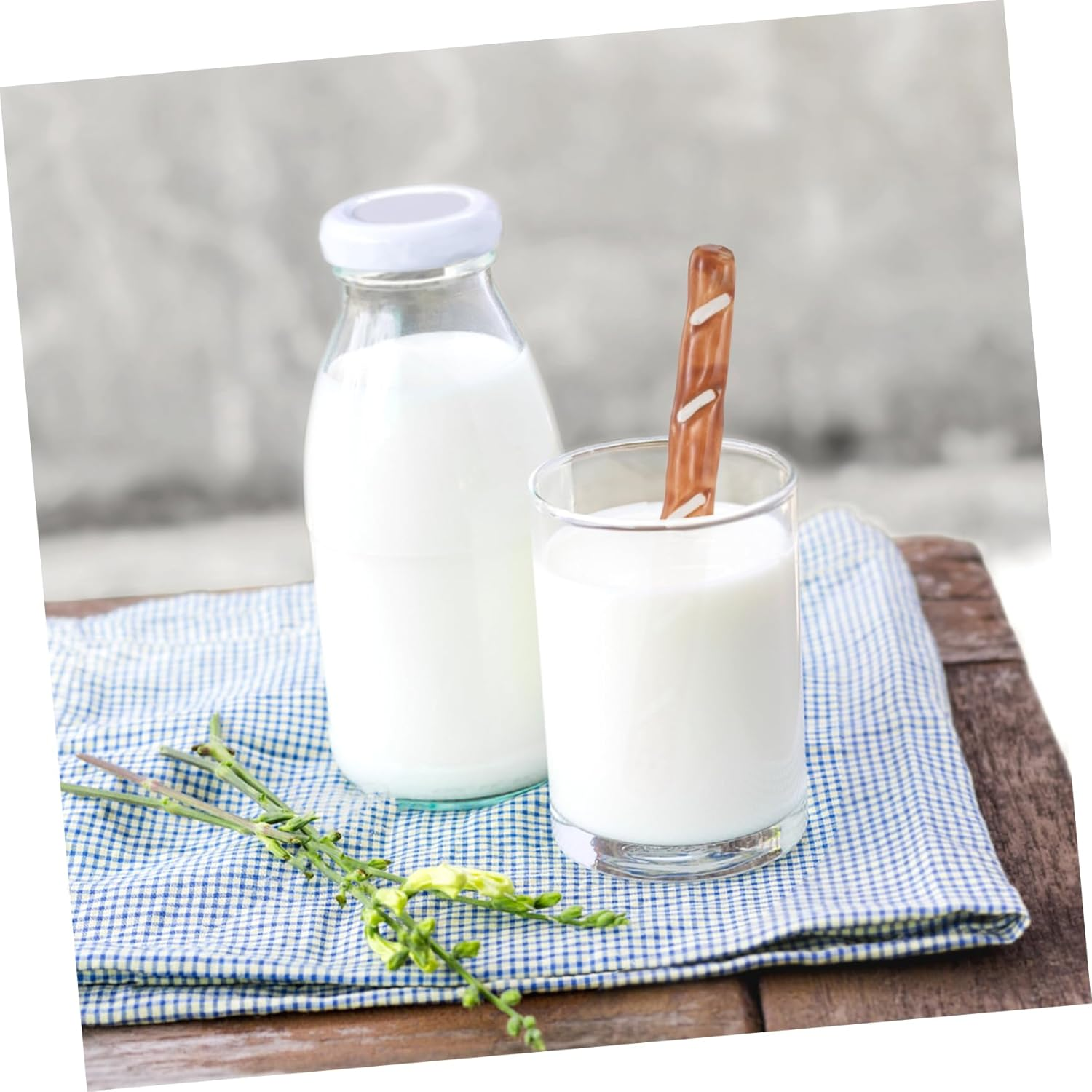 TIDTALEO Ceramic Baguette Stirrer for Espresso and Tea Creative Reusable Drink Mixer for Home Coffee Bar and Office Beverage Stirring image number 4