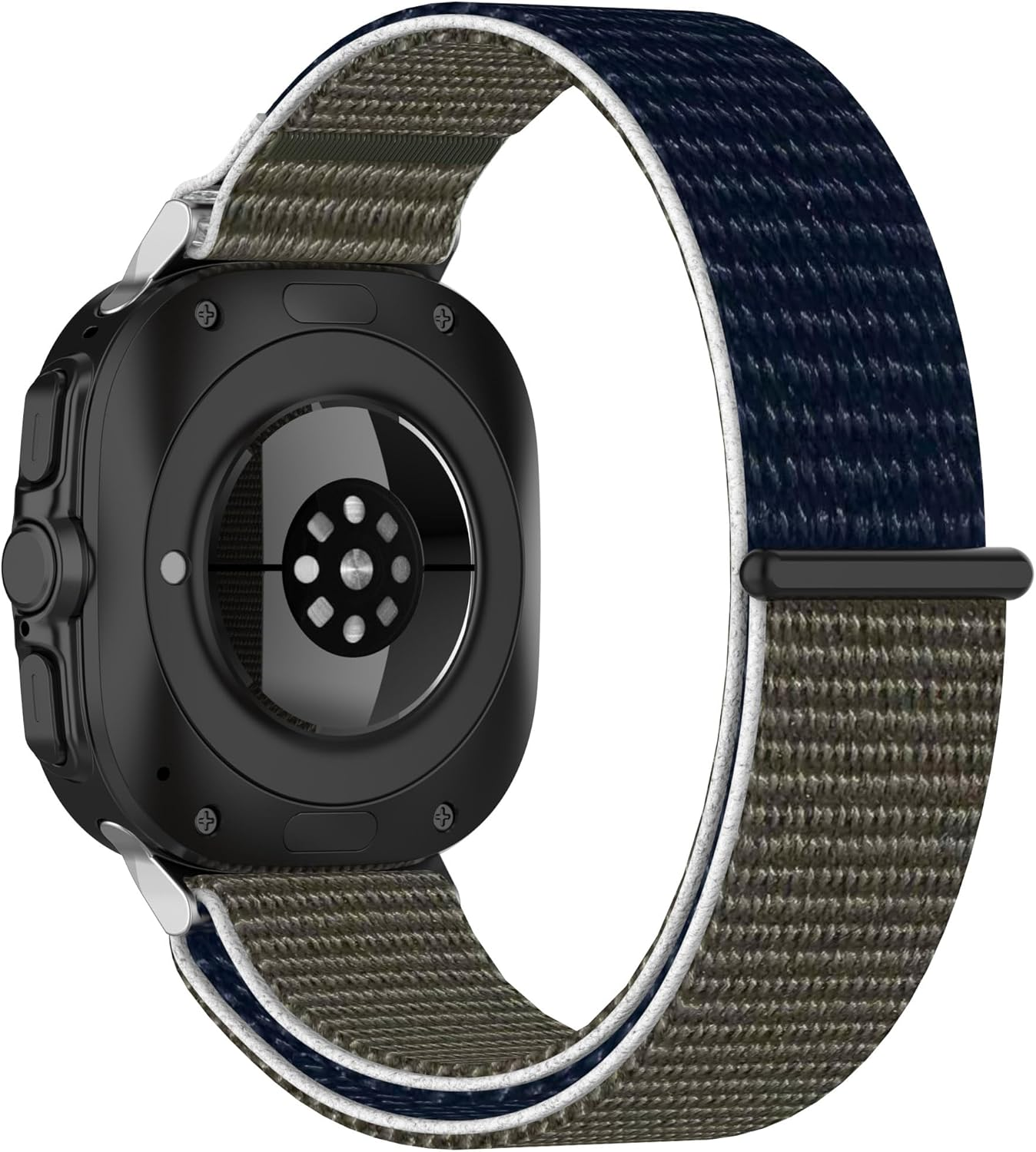 Vevexiao No Gap Nylon Strap Compatible with Samsung Galaxy Watch 7 Ultra Band, Woven Nylon Sport Replacement Bands for Galaxy Watch 7 Ultra 47Mm Women Men Wristband