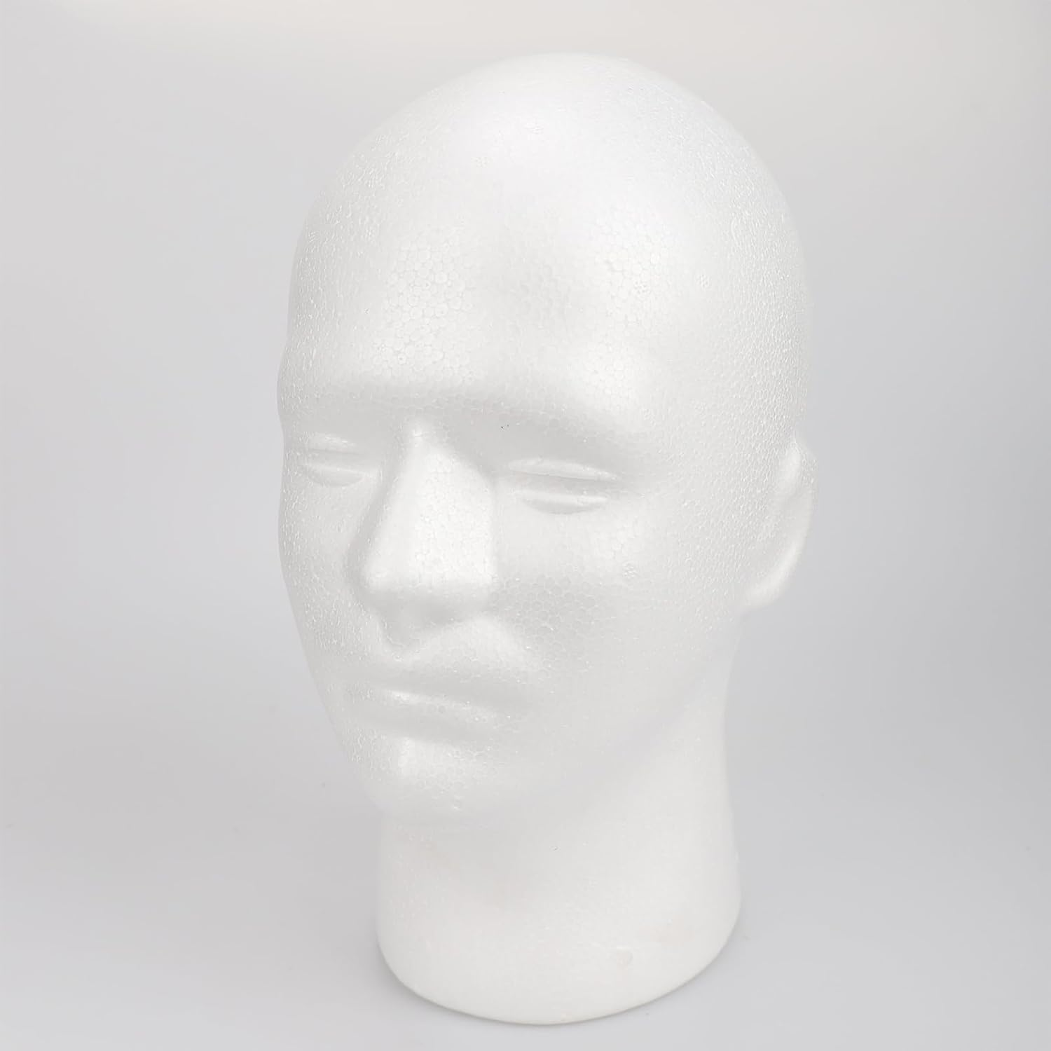 Foam Display Head,Hat Display Mold | Mannequin Display Hairpieces Stand Holder, Cosmetics Model Head Wig Display, Foam Wig Head Display Stand for Hairpieces image number 1