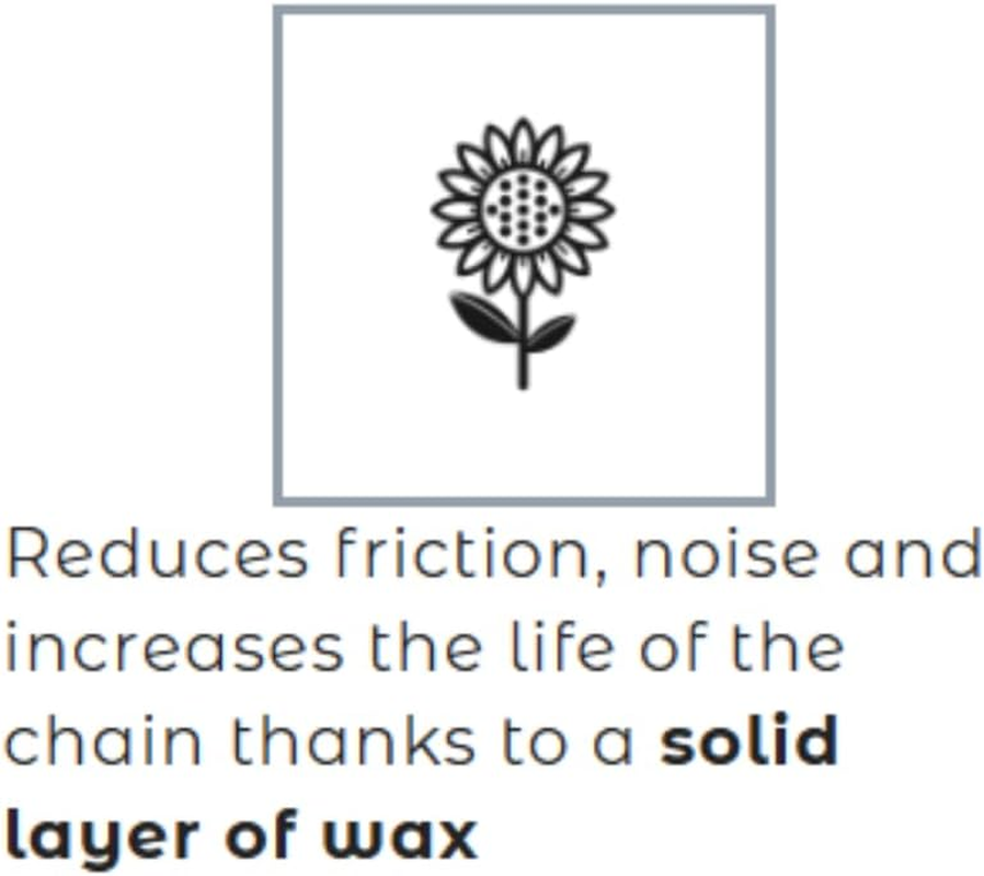 Effetto Mariposa Flower Power Wax Drip Bicycle Chain Lube 100 Ml Bottle