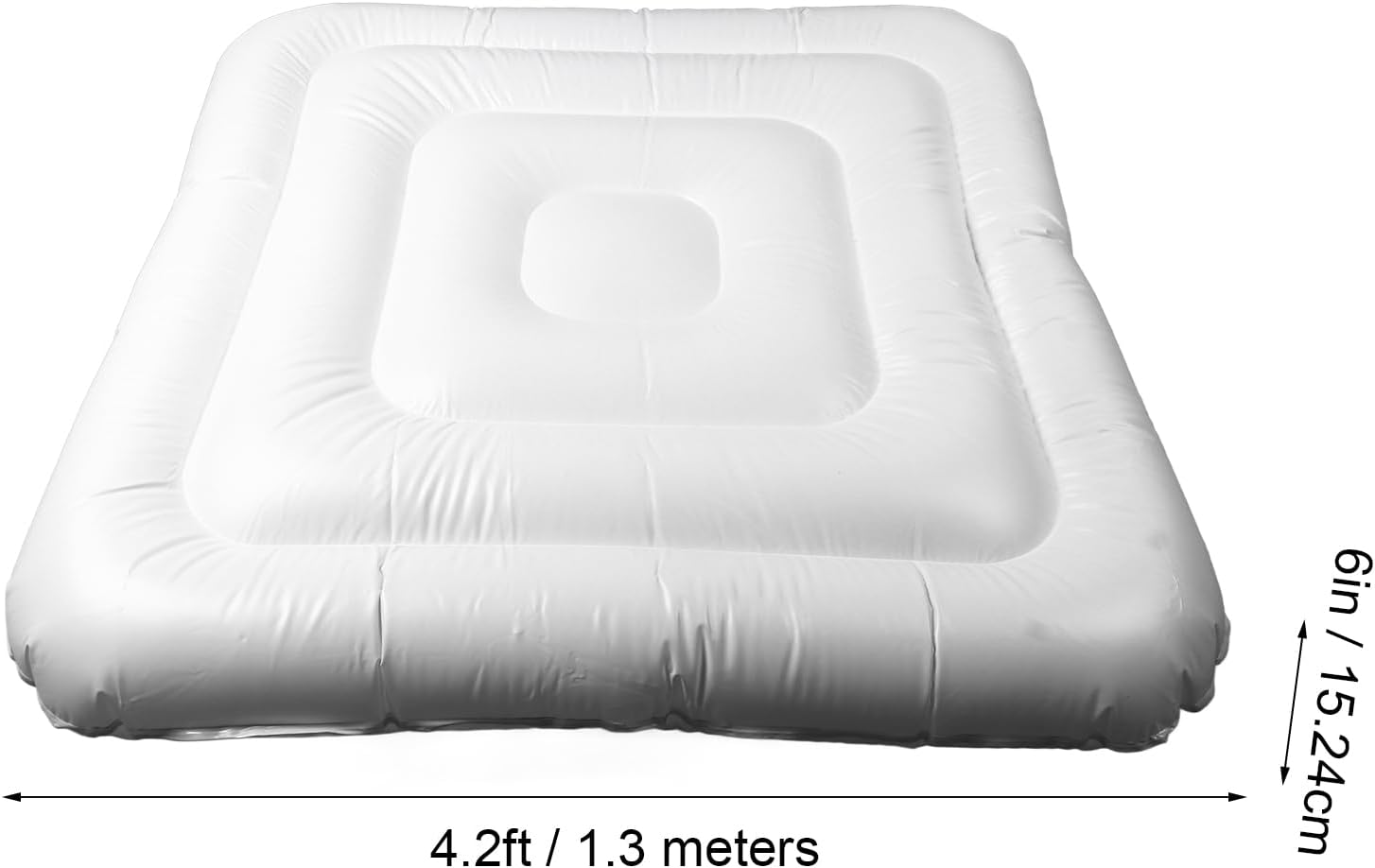 4.2 Ft Inflatable Hot Tub Cover, Rainproof Portable Hot Tub Cover Protector Foldable Hot Tub Lid Insulated Energy Saving Hot Tub Covers Replacement for Outdoor Inflatable Hot Tub image number 4
