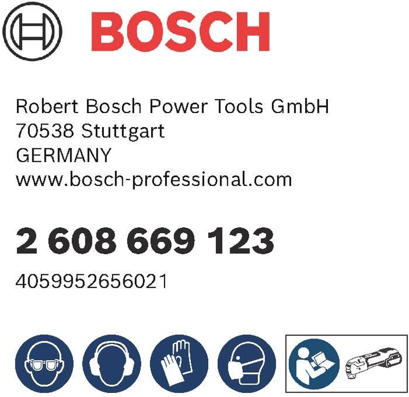 Bosch 1 X PRO ACZ 100 SWB Segment Saw Blade (For Roof Felt, PS Polystyrene, Diameter 100 Mm, Professional Accessory Multifunctional Tool)