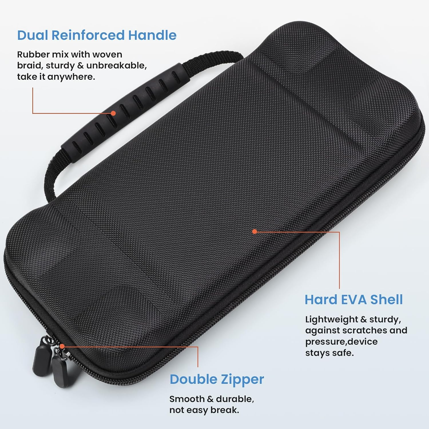 THRAU Nintendo Switch 2 Carrying Case Large Capacity Hard Shell Travel Pouch with 2 Screen Protectors, Thumb Grips, 24 Game Card Slots for Switch 2 Console & Accessories (Standard Version) image number 3