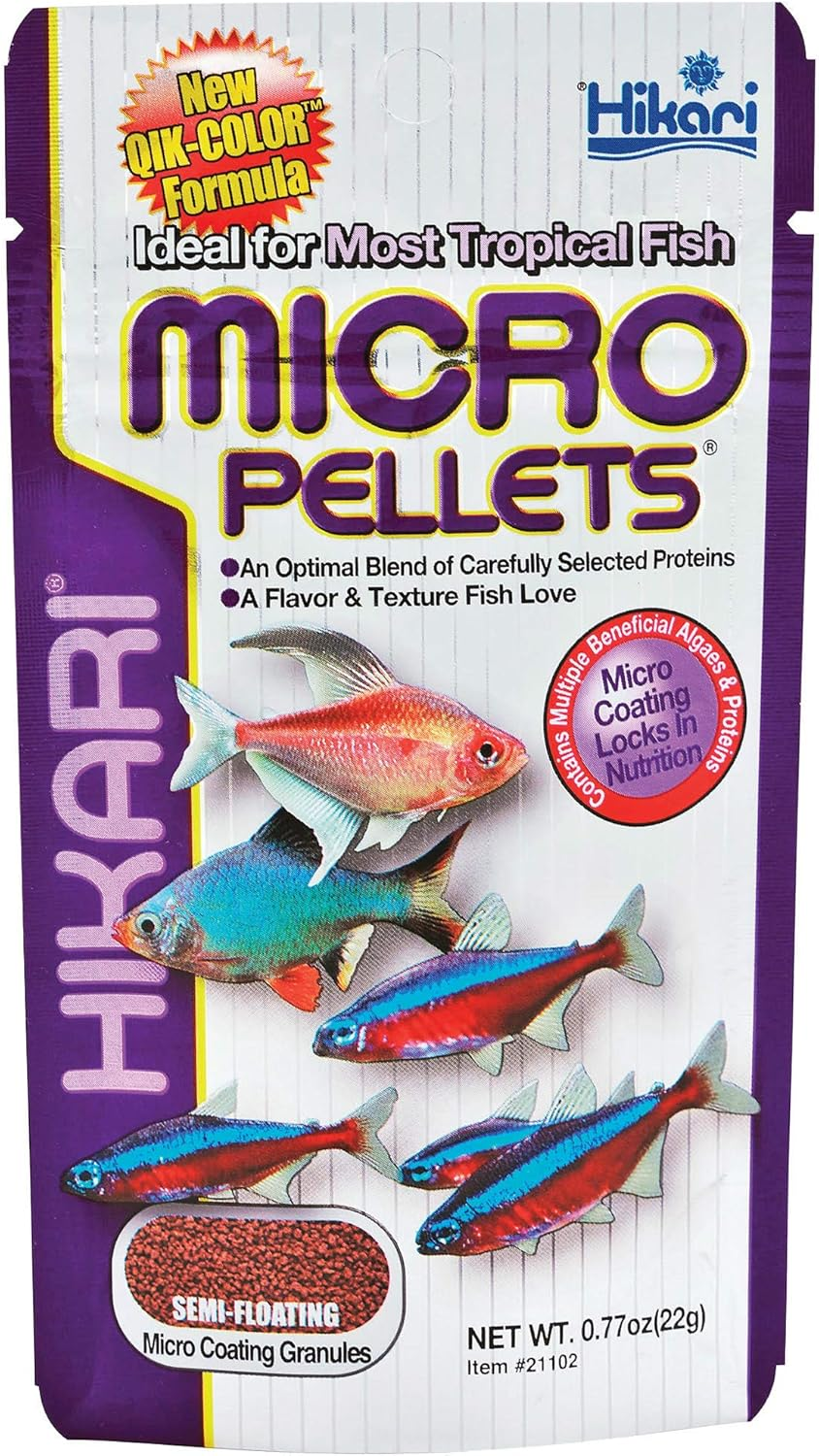 Hikari Tropical Semi-Floating Micro Pellets Fish Food, 0.77 Oz (22G) image number 5