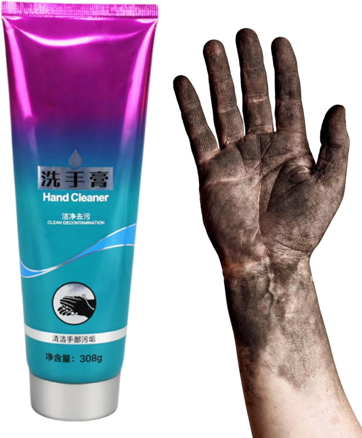 Working Hand Soap, Mechanic Hand Cleaner | Hand Cleaner Cleaning Stain Remover, Degreasing Cream Moisturizing Soap Scrubber, Cleaning, Removing Dirt, Oil, and Paint image number 3