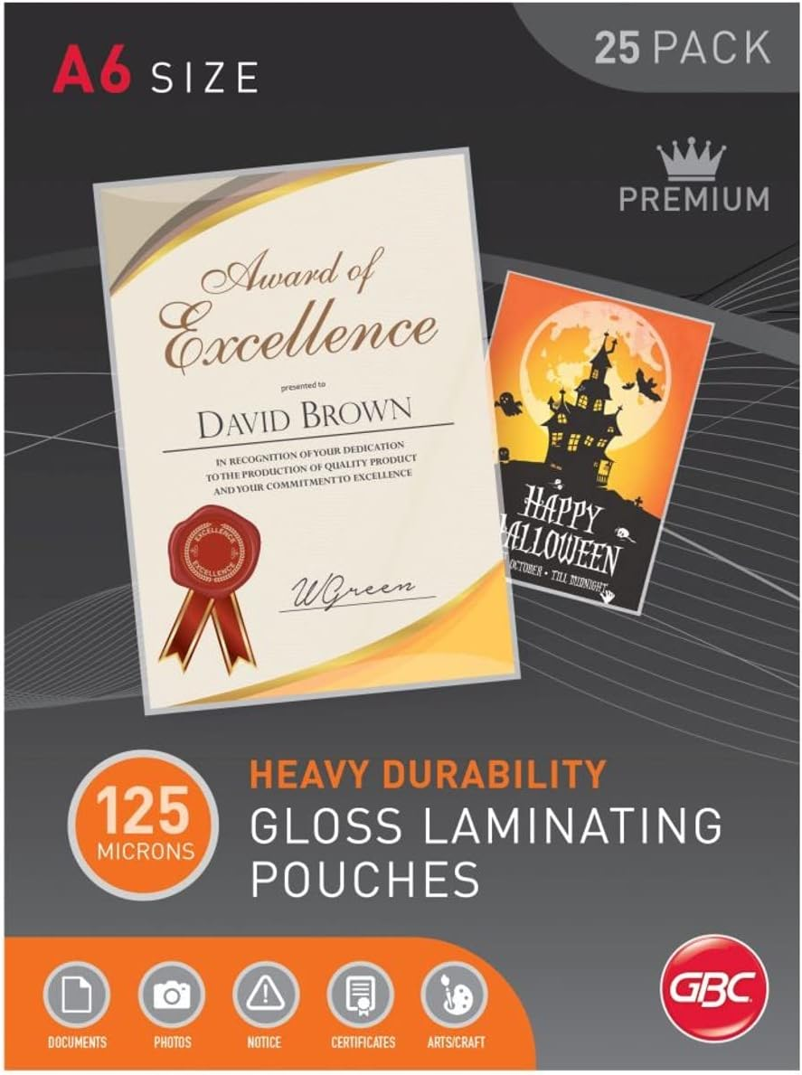 GBC BL80MA4MATTPK50 Laminating Pouch, A4 80 Micron PK50 MATT image number 3