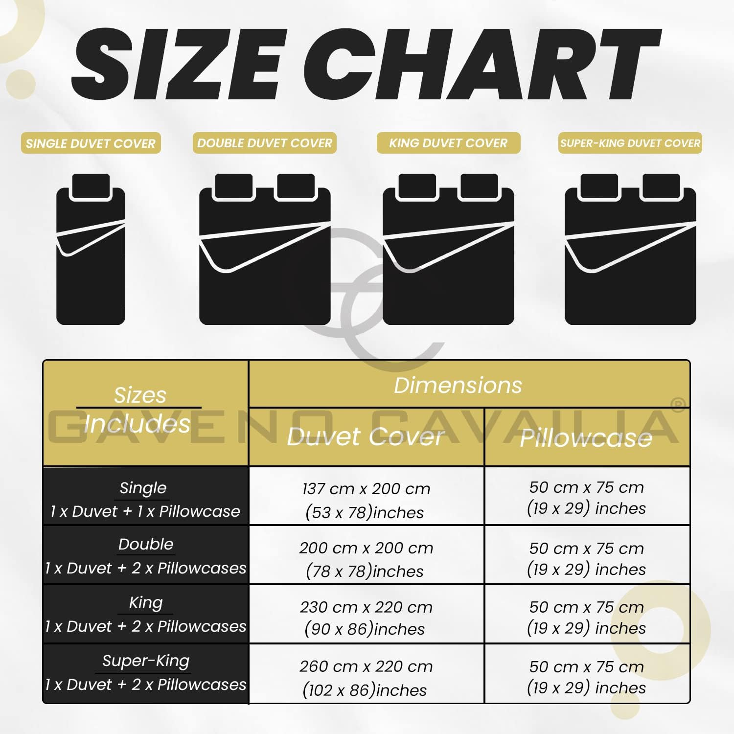 Gaveno Cavailia Luxury Duvet Set Plain Dyed Pleated Quilt Cover Bedding, Polyester, 50% Cotton, Ochre, Single image number 5