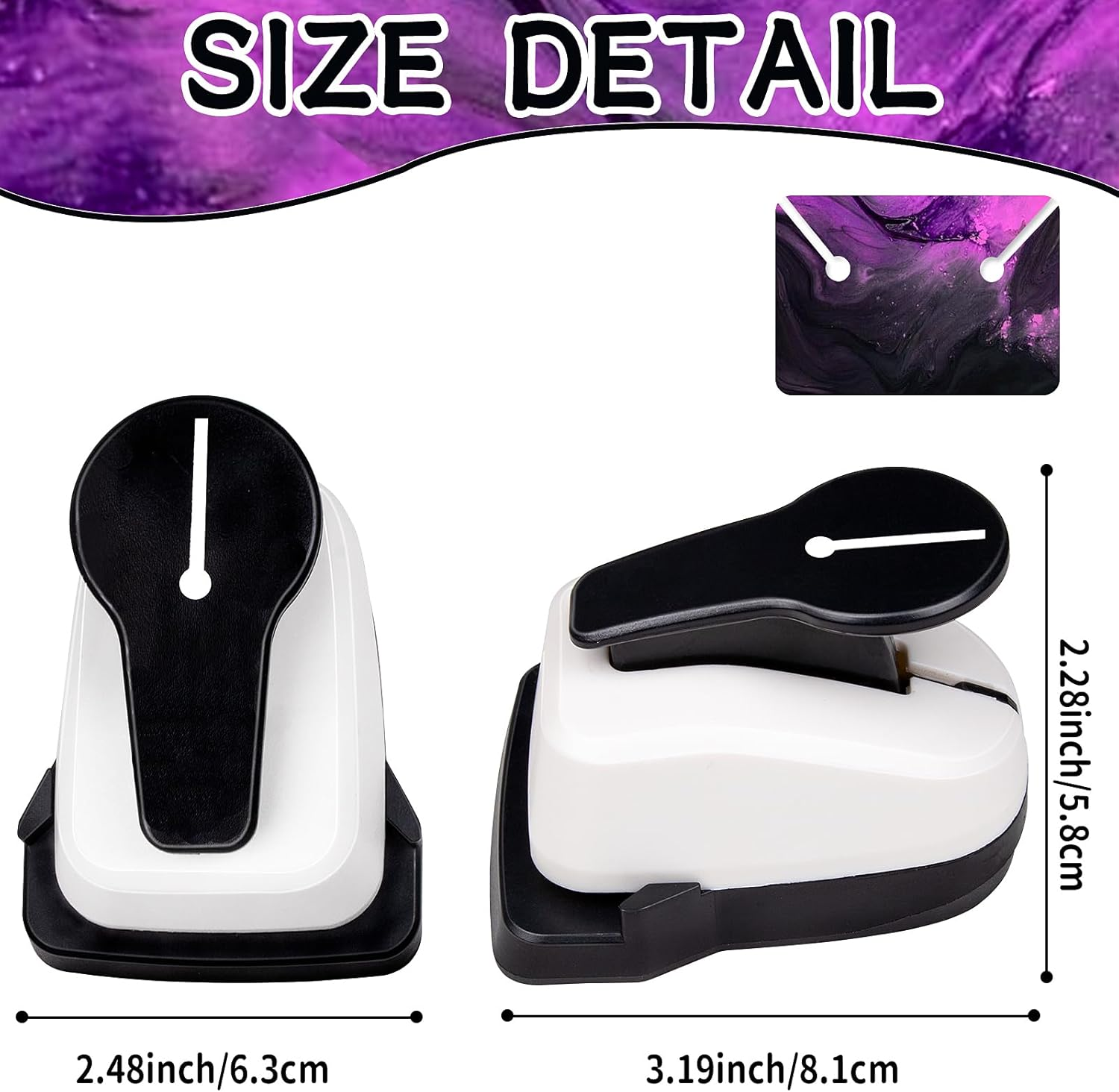 Necklace Card Punch Earring Card Punch Earring Card Tools Necklace Hole Puncher for Cards Making Necklace Paper Punch image number 5